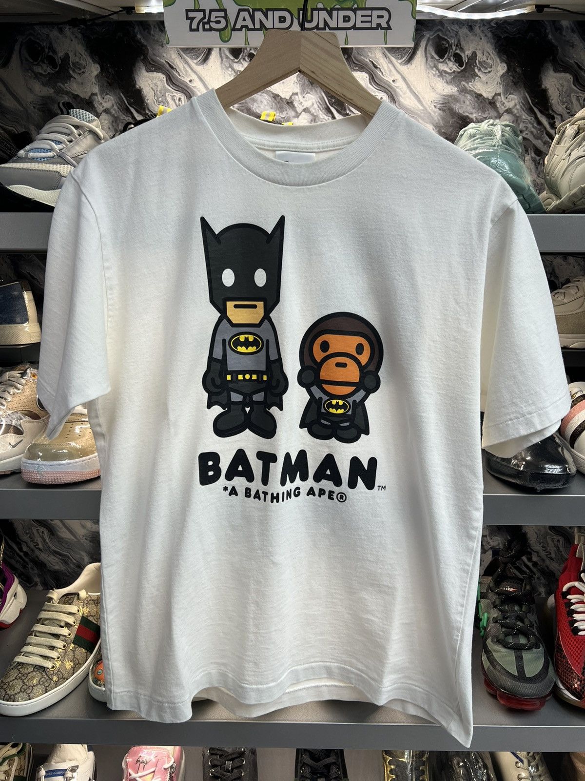 Bape Bape x DC Baby Milo Batman Tee Size S / US 4 / IT 40 - 1 Thumbnail