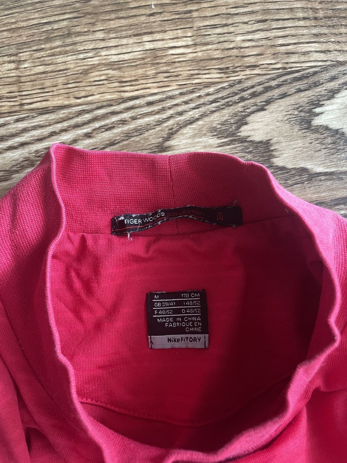 Nike × Tiger Woods × Vintage Vintage Nike Tiger Woods red t-shirt y2k Japanese rare Size US M / EU 48-50 / 2 - 5 Thumbnail