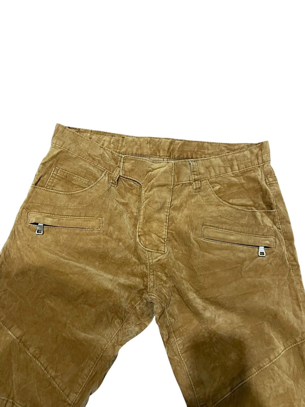 Balmain Balmain Velvet Corduroy Destroyed Pants Size US 33 - 9 Thumbnail