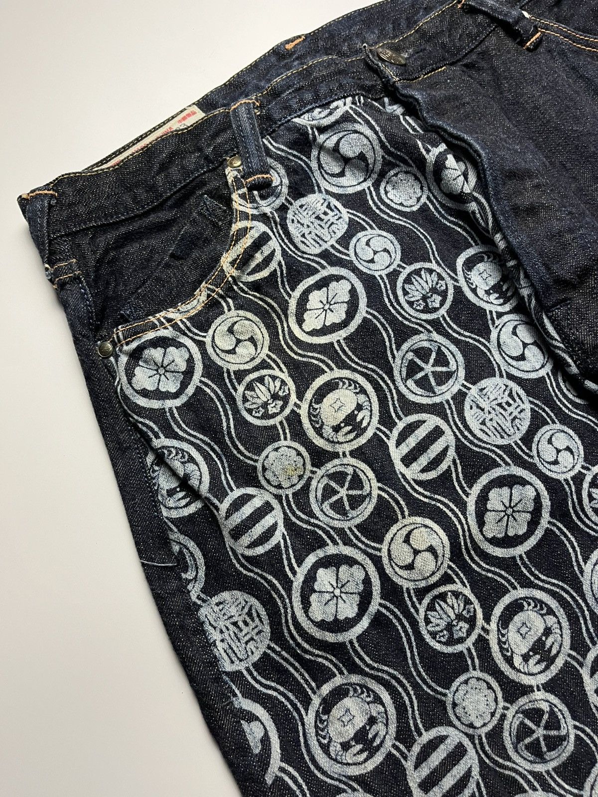 Evisu Yamane Industries - Evisu Split-Leg Selvedge Denim Jeans Size US 36 / EU 52 - 12 Thumbnail