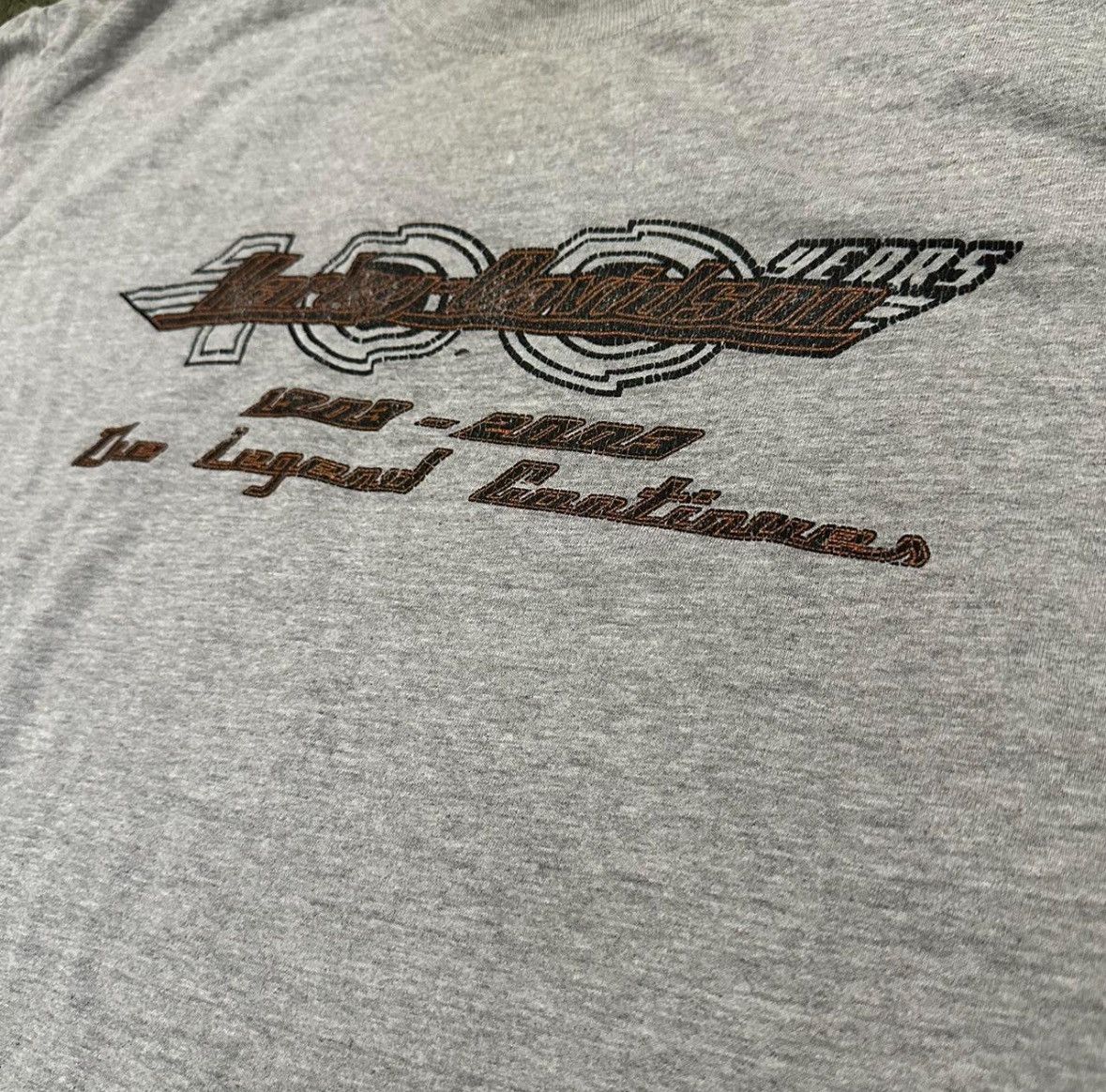 Harley Davidson Vintage grey Harley Davidson Tshirt Size US XL / EU 56 / 4 - 2 Thumbnail