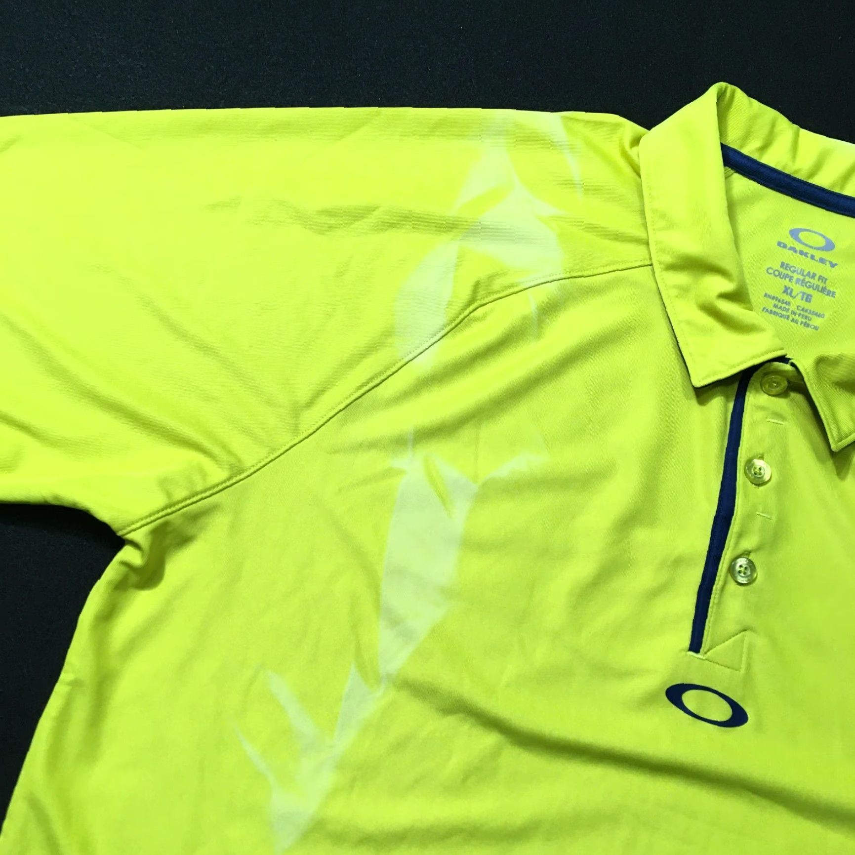 Oakley Oakley Polo Shirt Men's XL Yellow Golf Performance Stretch Logo Sports Golf Shirt XL Mens Yellow Oakley Logo Polo Size US XL / EU 56 / 4 - 2 Thumbnail