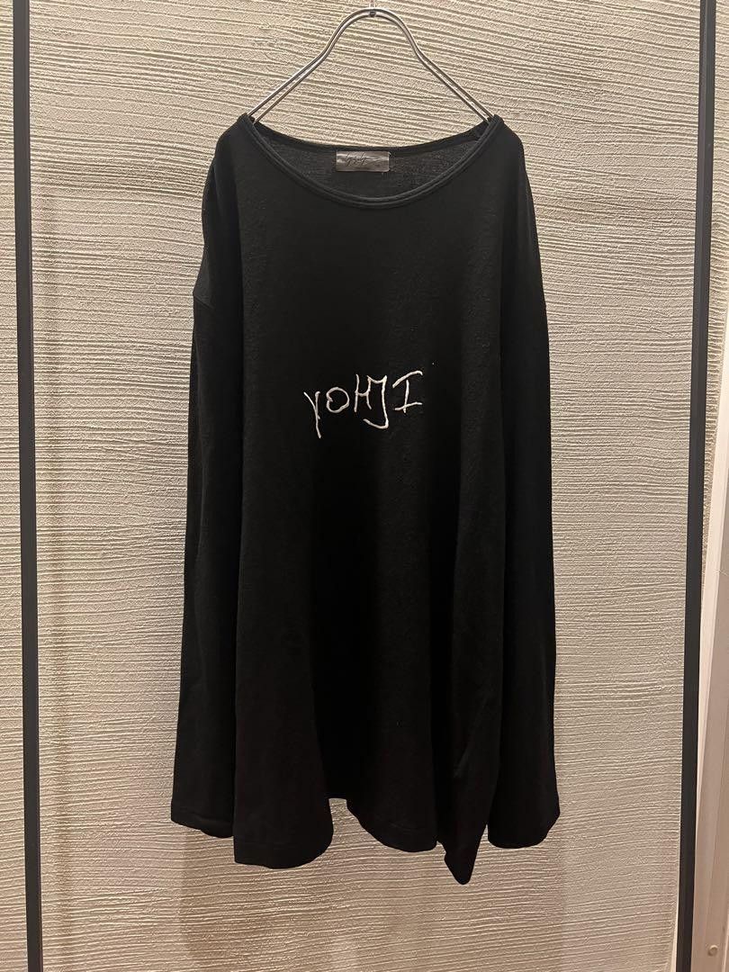 Yohji Yamamoto Yohji Yamamoto knit logo cut and sew Size US L / EU 52-54 / 3 - 1 Thumbnail
