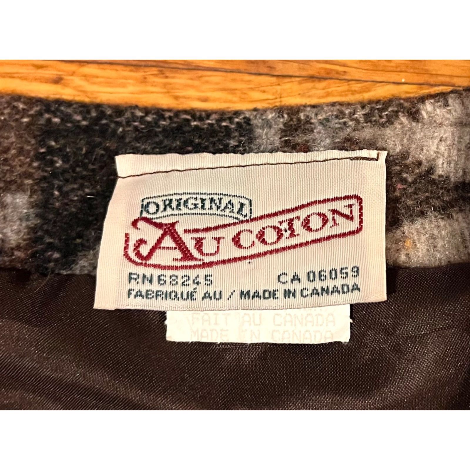 Vintage VINTAGE Au Coton Vest Womens L Brown Grey 90s Western Knit Sleeveless V-Neck Hoodie? Size L / US 10 / IT 46 - 7 Thumbnail