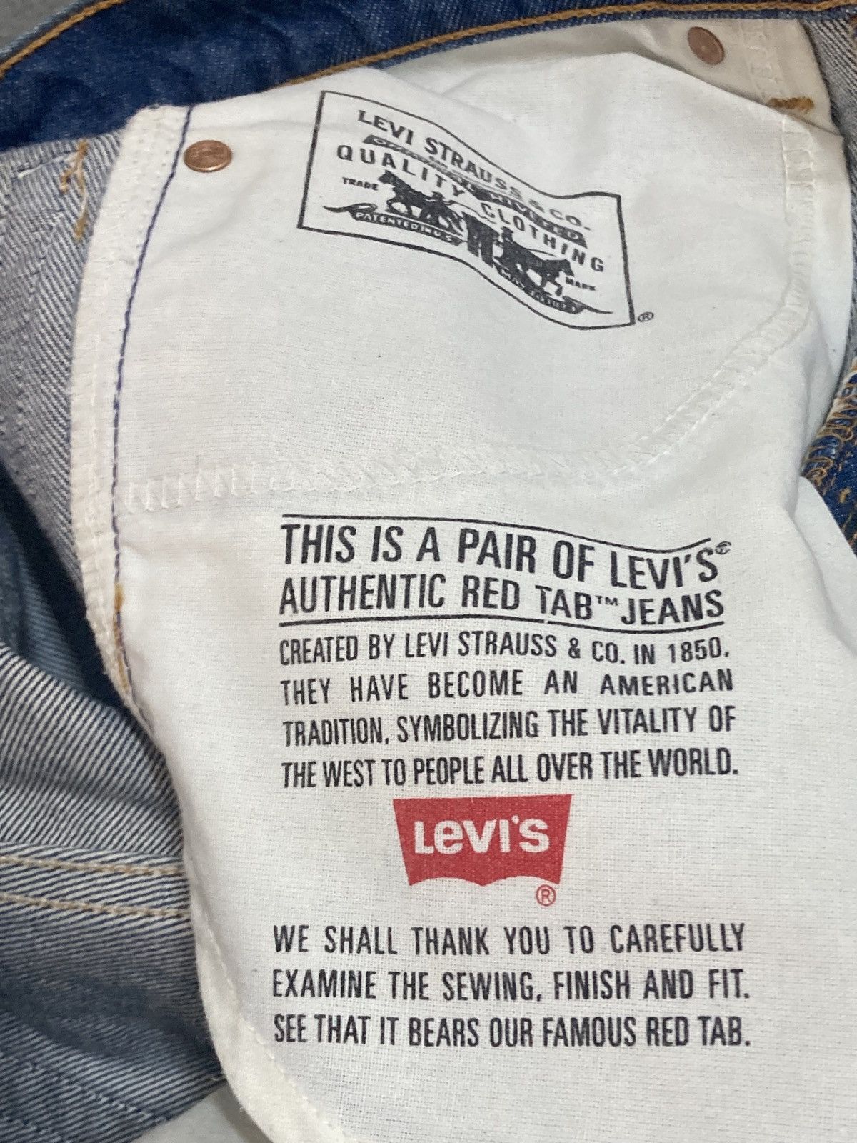 Levi's Vintage 90’s Levis 517 Boot Cut jeans Made in USA Size US 30 / EU 46 - 9 Thumbnail