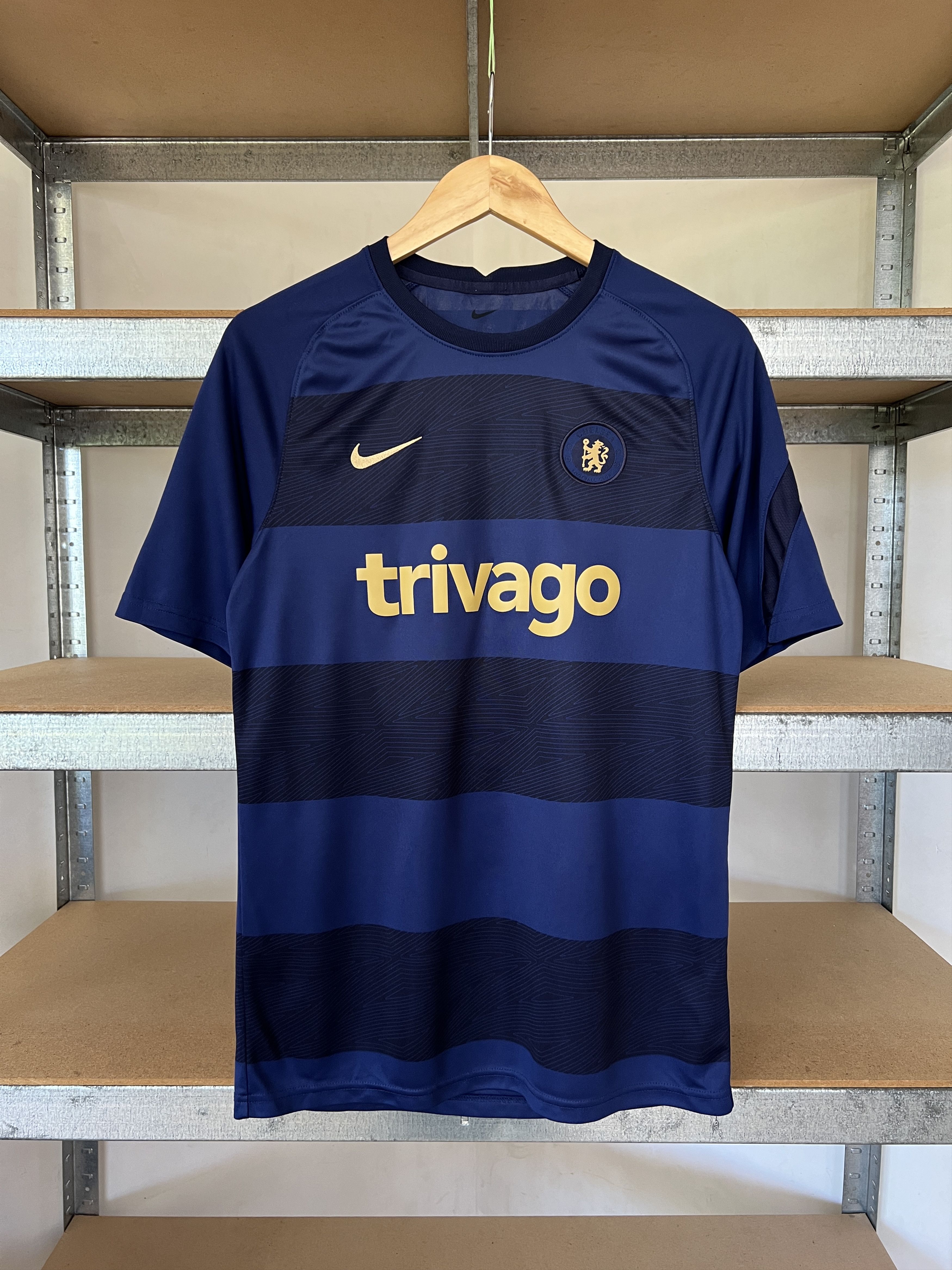 Nike × Vintage Nike Chelsea FC Pre Match Soccer Football Jersey Size M Size US M / EU 48-50 / 2 - 1 Thumbnail