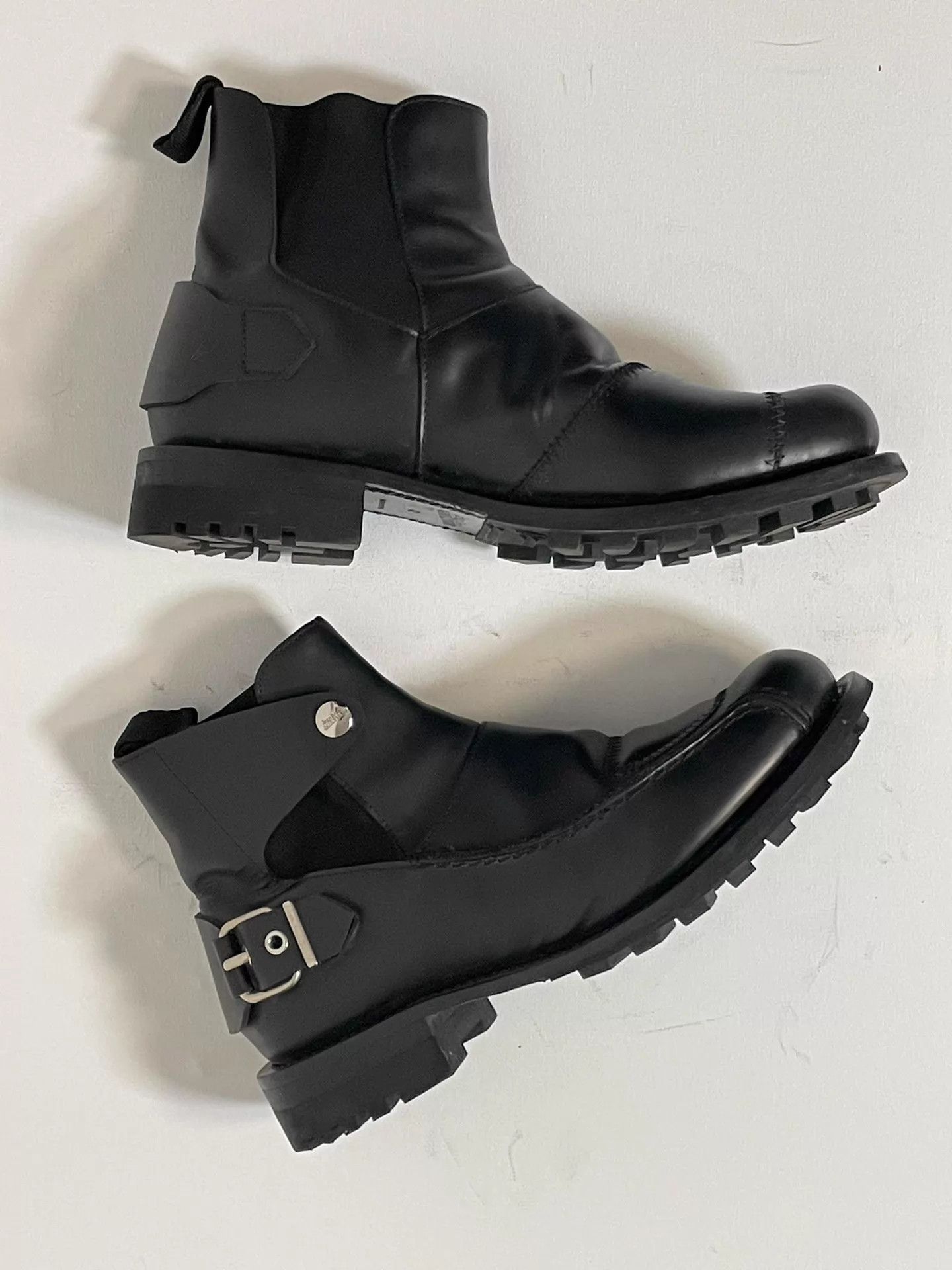 Jean Paul Gaultier Jean Paul Gaultier Color Blocked Military Boots Black Size US 9 / EU 42 - 3 Thumbnail