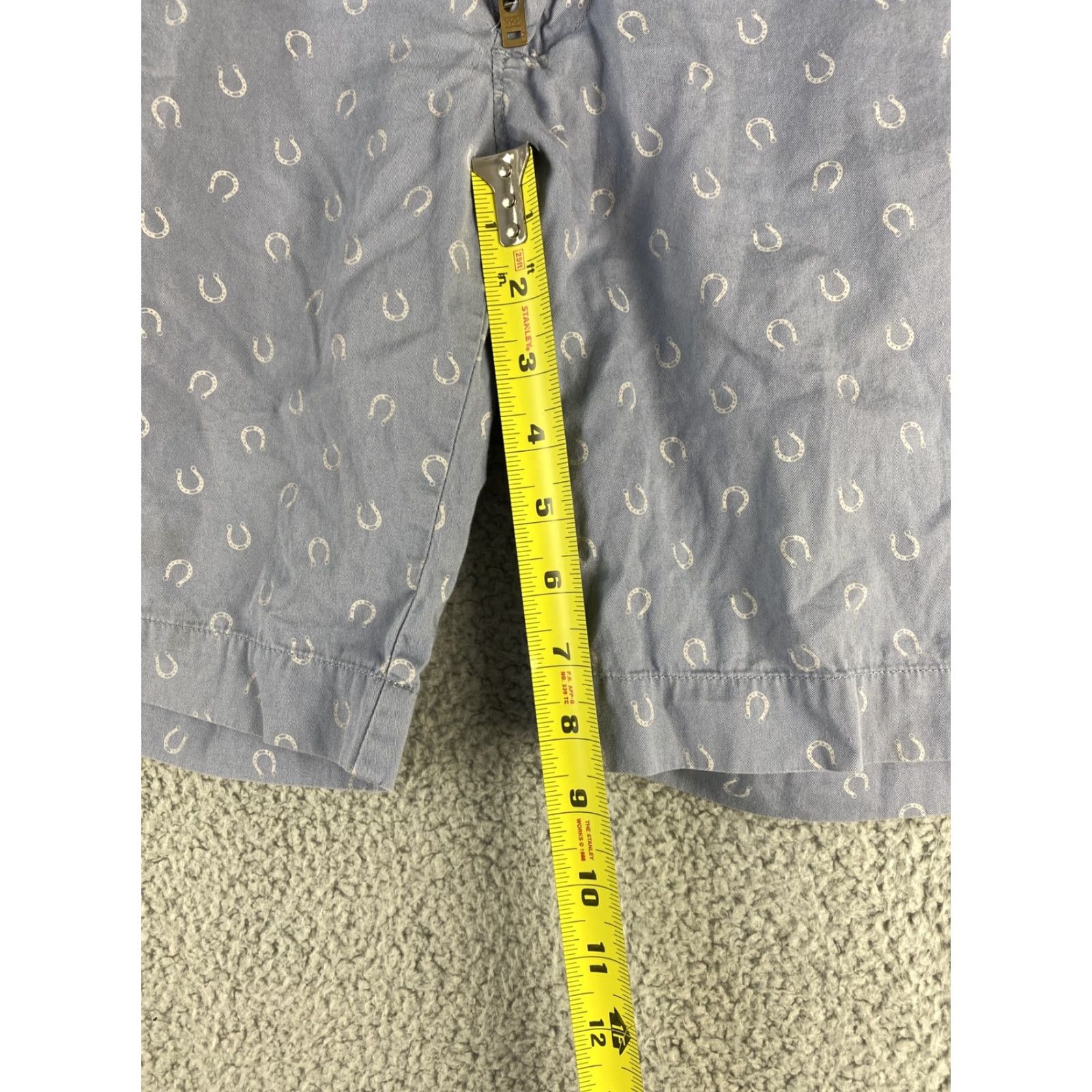 J.Crew J. Crew Men's Short 31W Reade Chino Walking Shorts Teal 37-29 Size US 31 - 7 Thumbnail