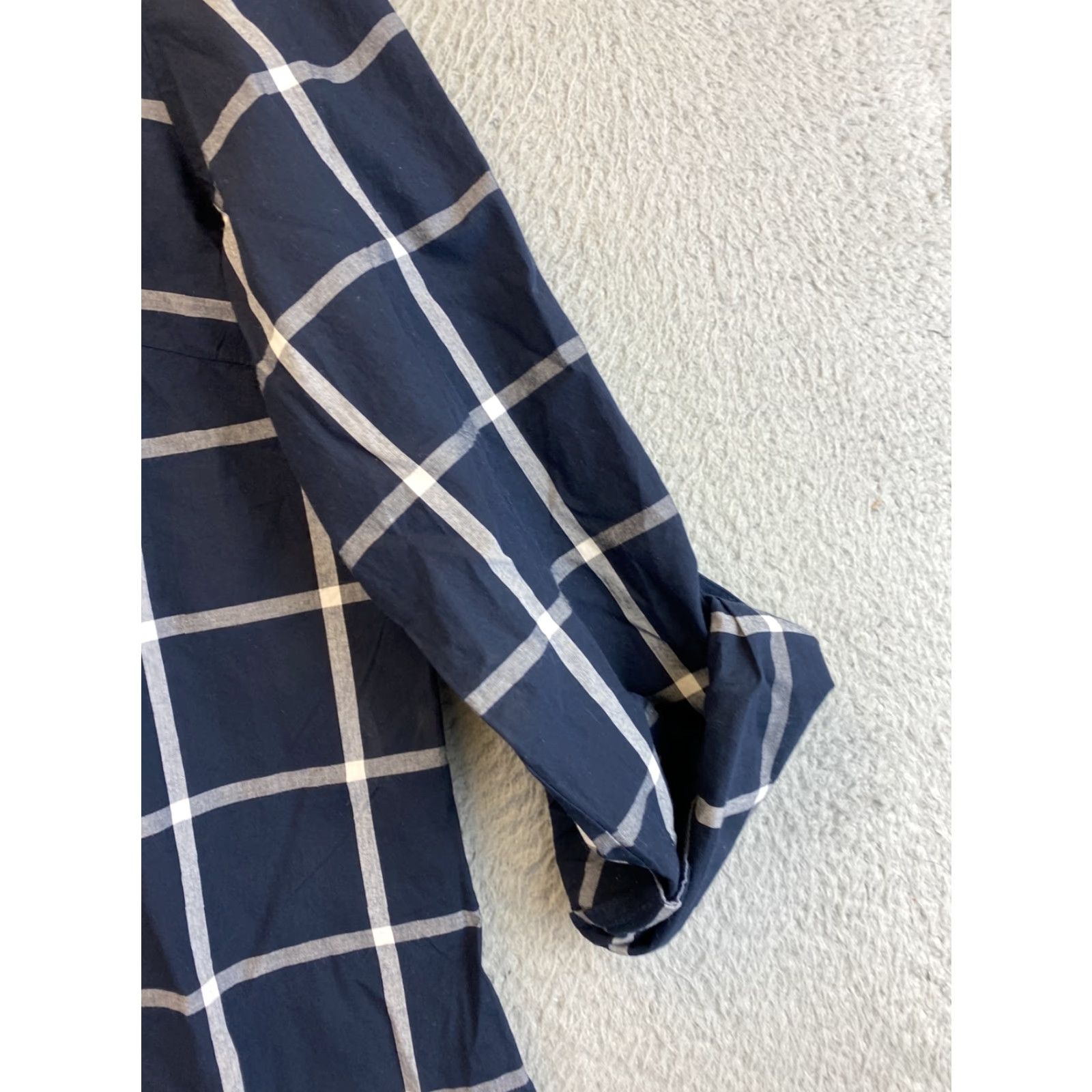 Tommy Hilfiger VINTAGE Tommy Hilfiger Shirt Mens Medium Button-Up Plaid Blue 41-62 Casual Preppy Mens Size US M / EU 48-50 / 2 - 4 Thumbnail