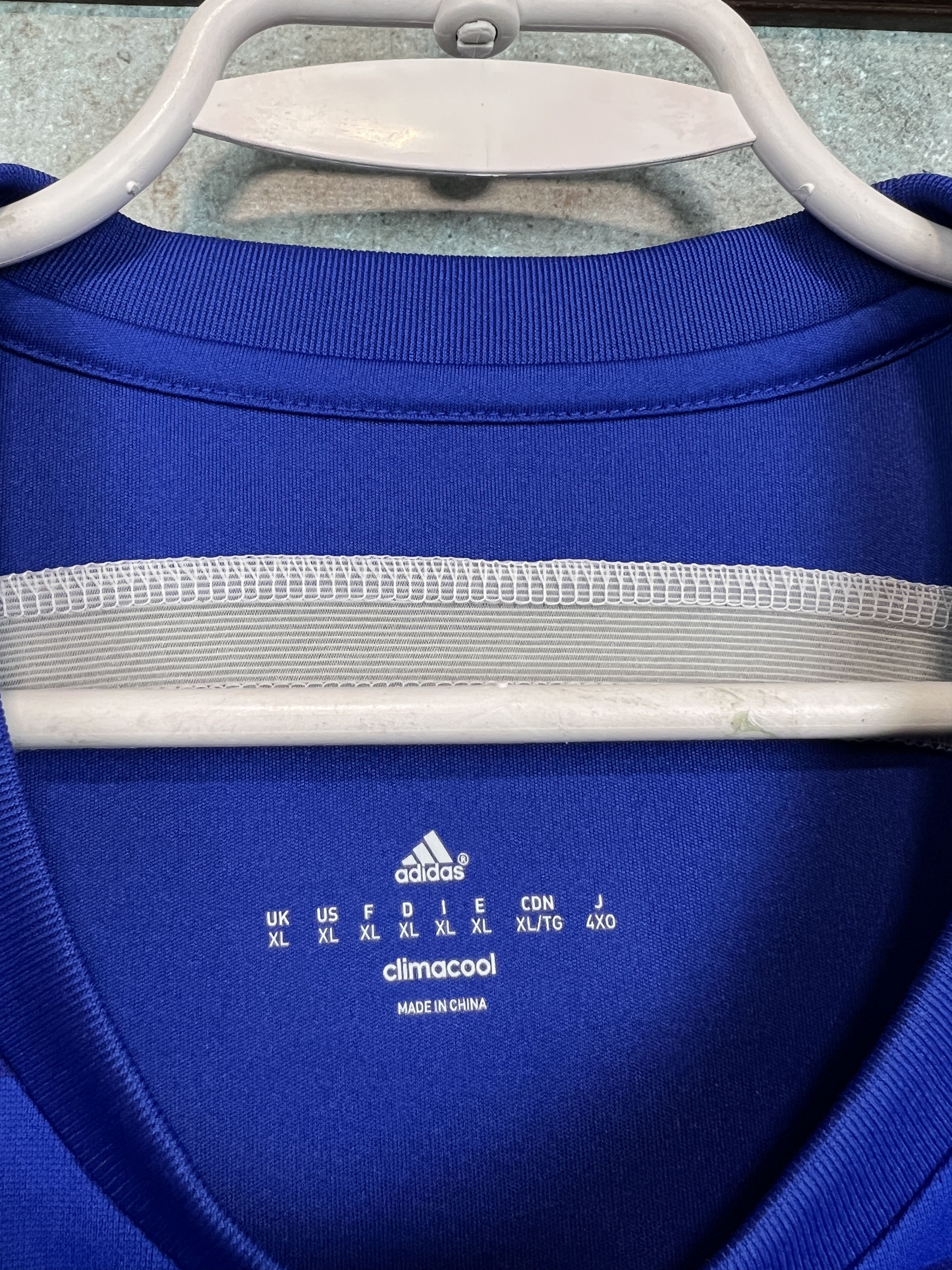 Adidas Chelsea Home football shirt 2014 Soccer Adidas Jersey Trikot Size US XL / EU 56 / 4 - 5 Thumbnail