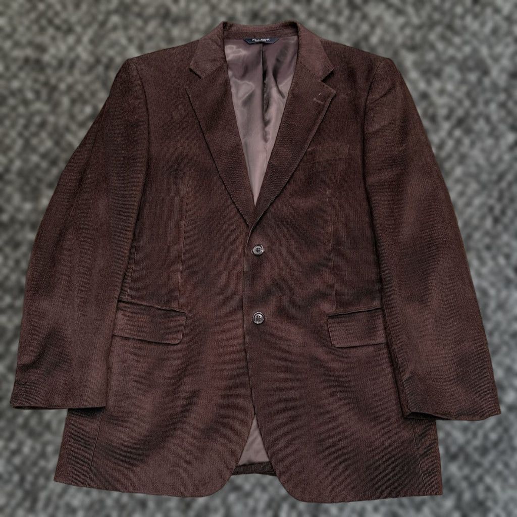 Jos. A. Bank Jos A Bank Corduroy Sport Coat Mens 41R Brown Blazer Size 42R - 1 Thumbnail