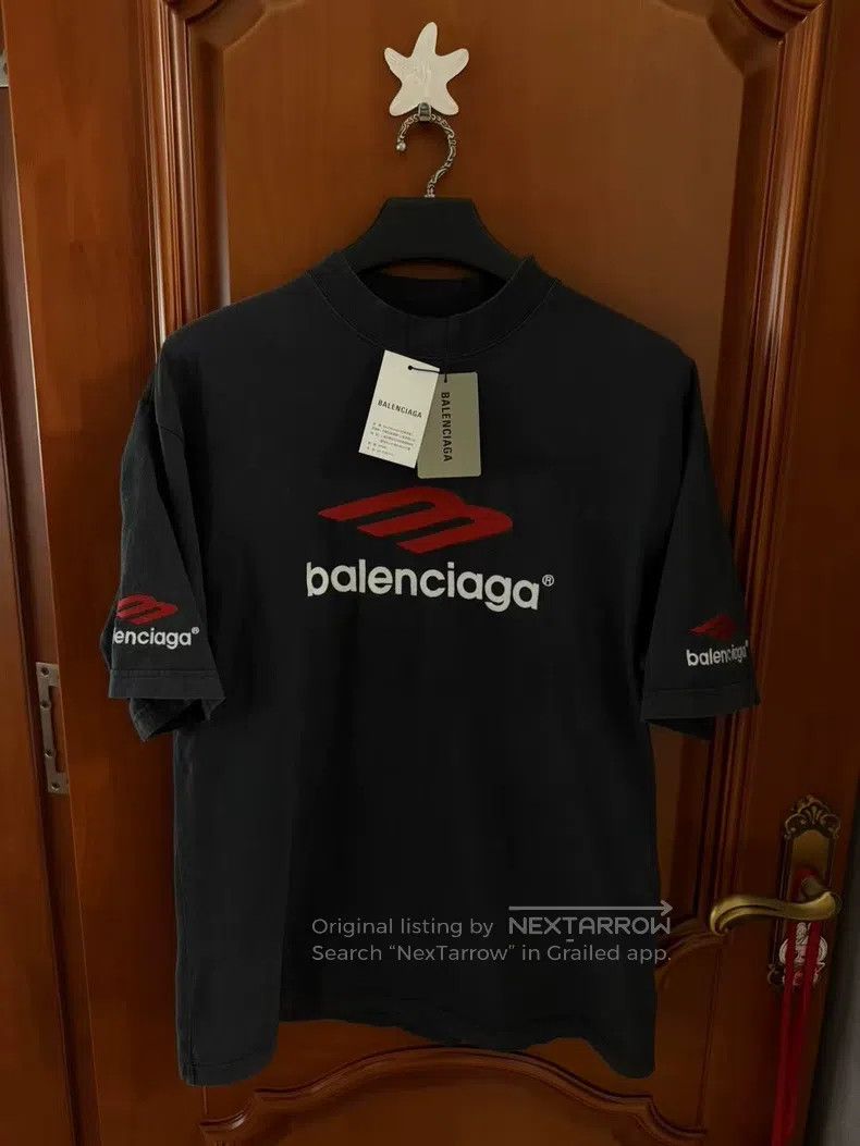 Balenciaga Balenciaga 3b Embroidered Logo Short Sleeve Size US XS / EU 42 / 0 - 1 Thumbnail