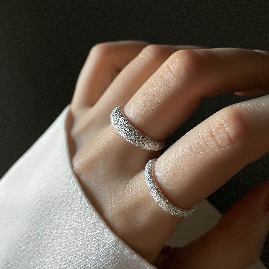 Jewelry Modern Jewelry Rings Open Size Chrome Ring (Size 7-13) Size ONE SIZE - 3 Thumbnail