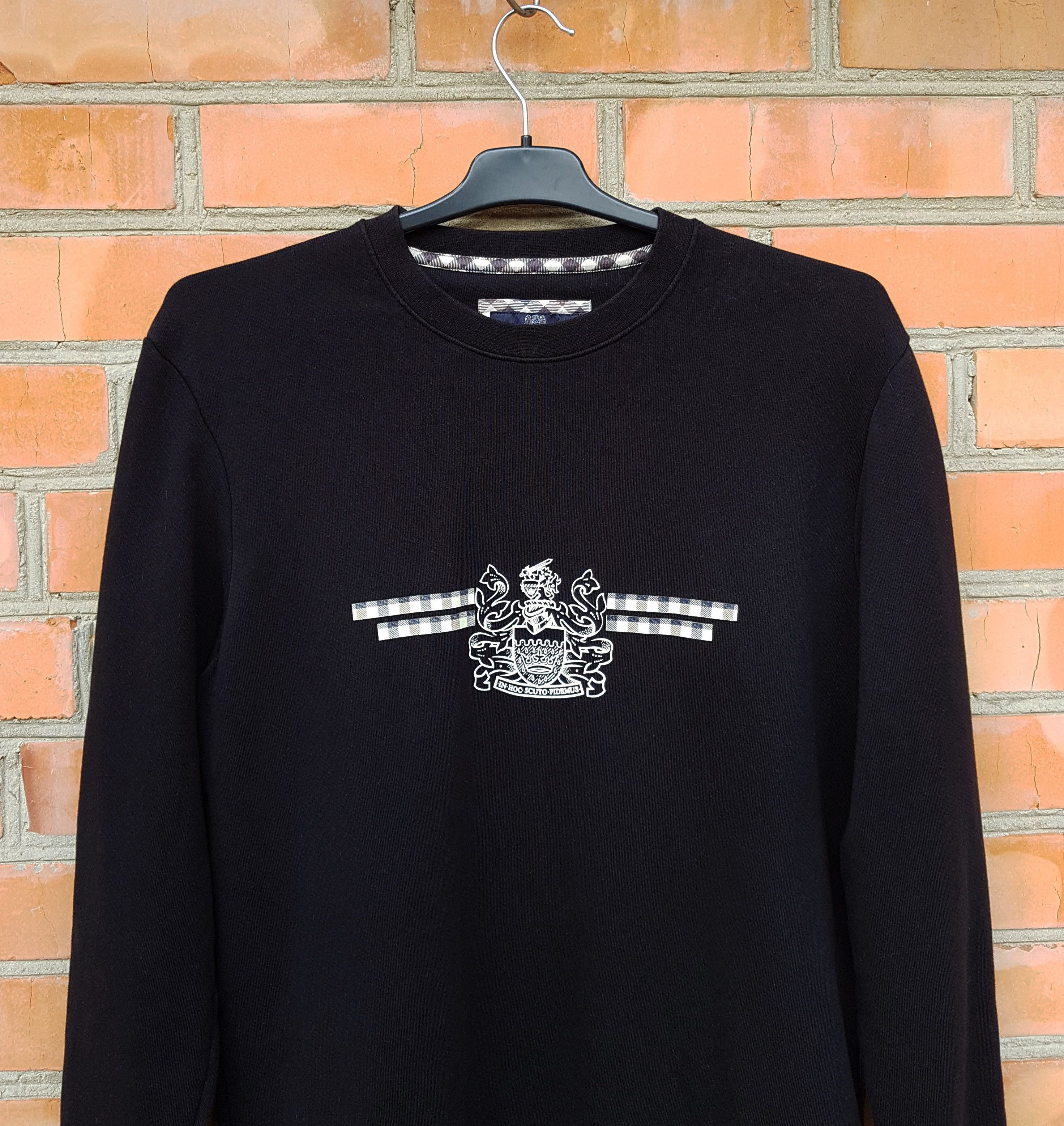 Aquascutum Aquascutum London Tartan Print Sweatshirt Long Sleeve sz M Size US M / EU 48-50 / 2 - 2 Thumbnail