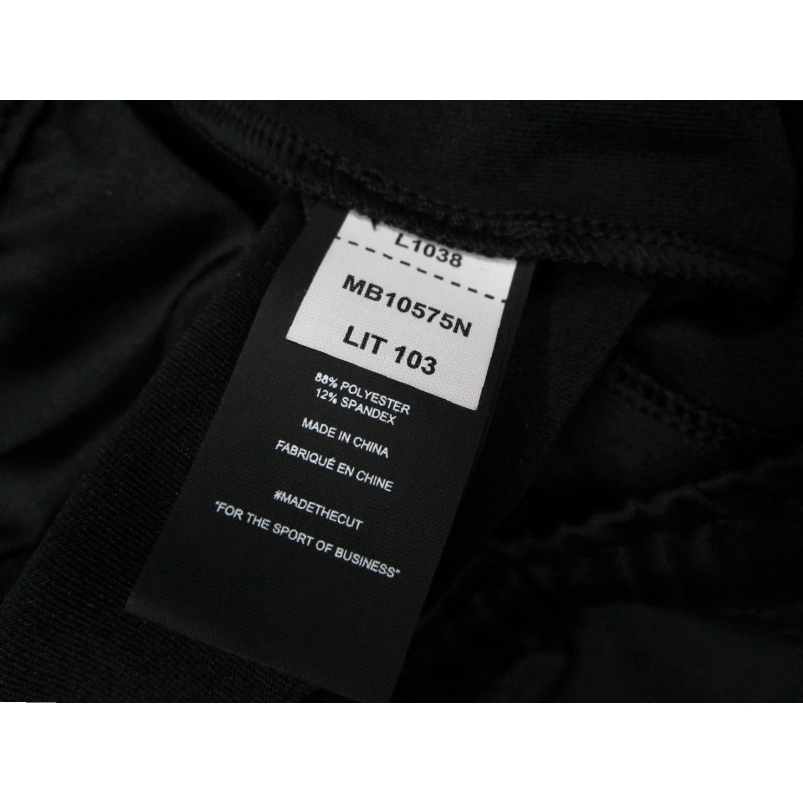 Cuts Cuts Mens Black FOUNDATION Everyday Joggers - Pants, XL, 36x29, Polyester Spandex, 5-Pocket Cargo, Tapered, Classic Fit, Drawstring, Jeans/Workwear? Size US 36 / EU 52 - 5 Thumbnail