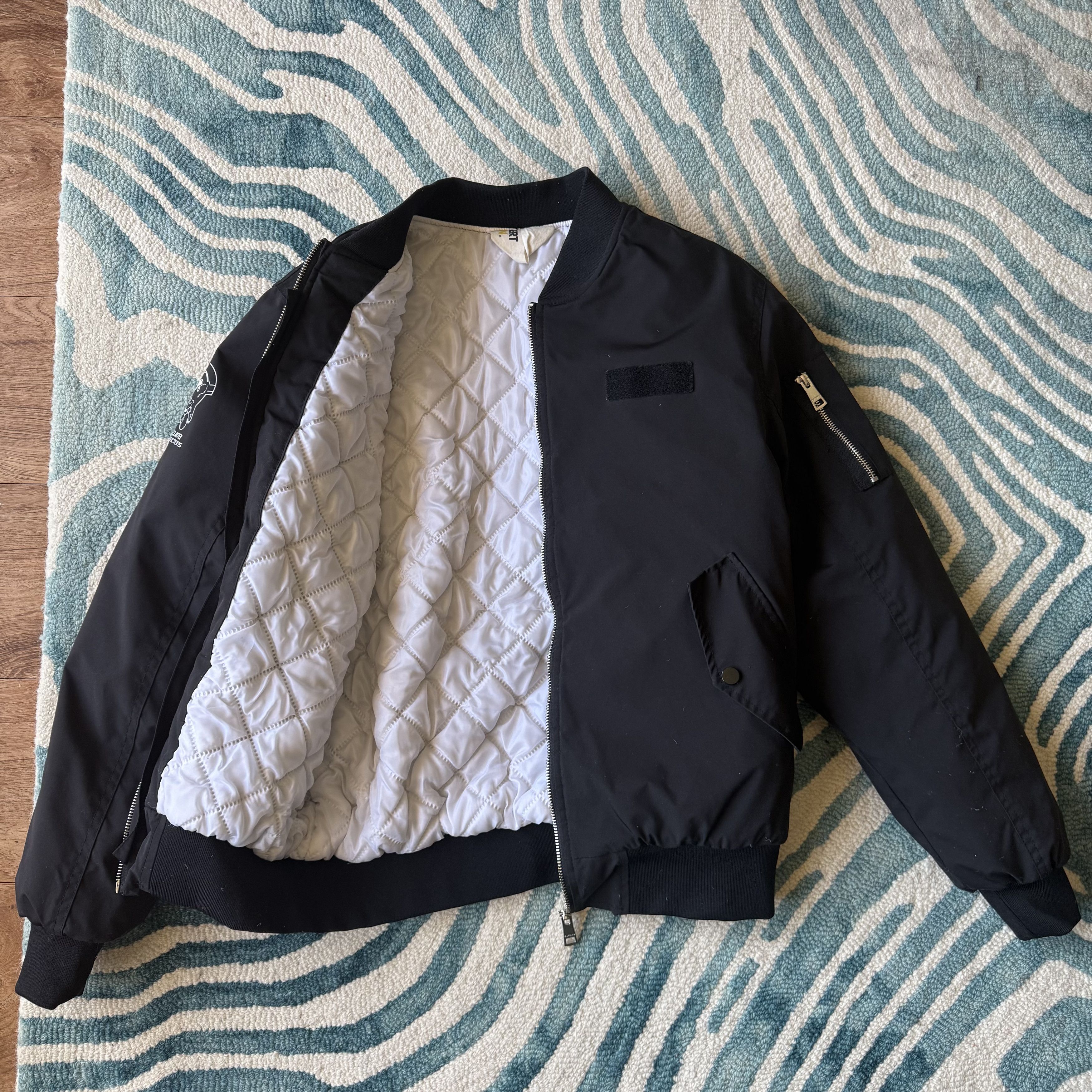 Other Kojima Productions Bomber Jacket Mens Medium Black Size US S / EU 44-46 / 1 - 3 Thumbnail