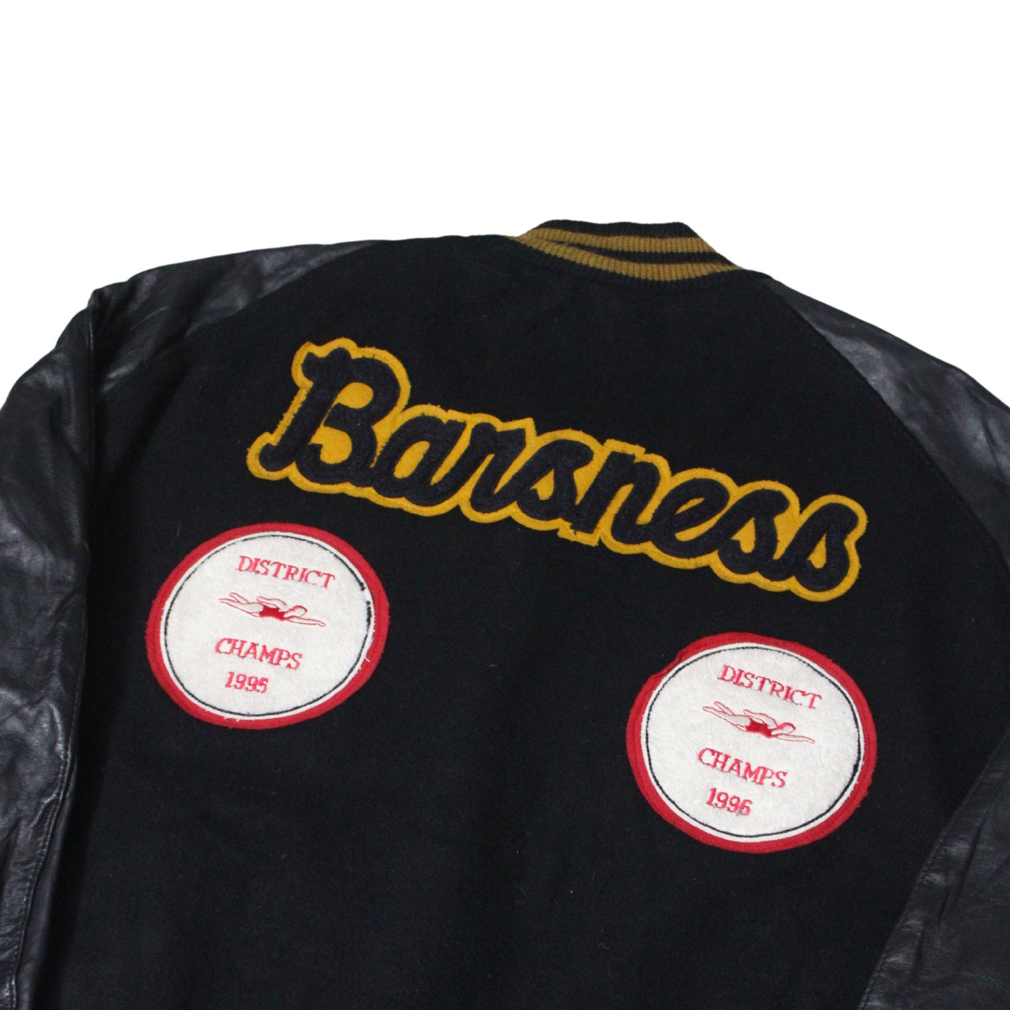 Vintage LATE 90S BARSNESS VARSITY JACKET Size US XL / EU 56 / 4 - 4 Thumbnail
