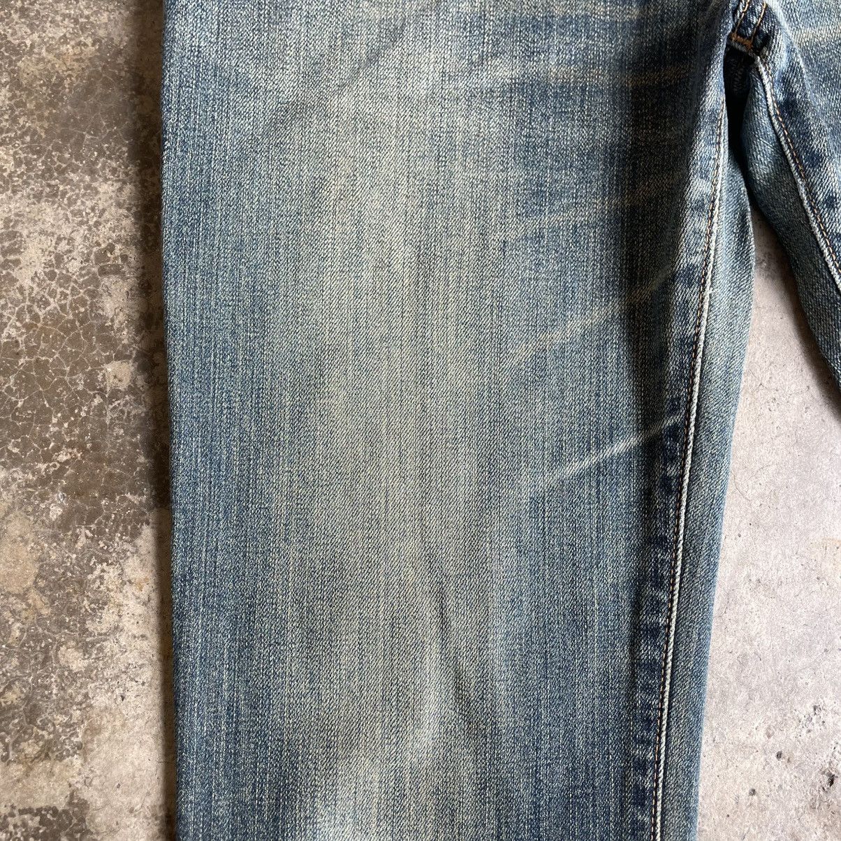 Wrangler 🔥Vintage Wrangler Stoned Washed Ripped Slim Fit Denim Jeans Size US 32 / EU 48 - 8 Thumbnail