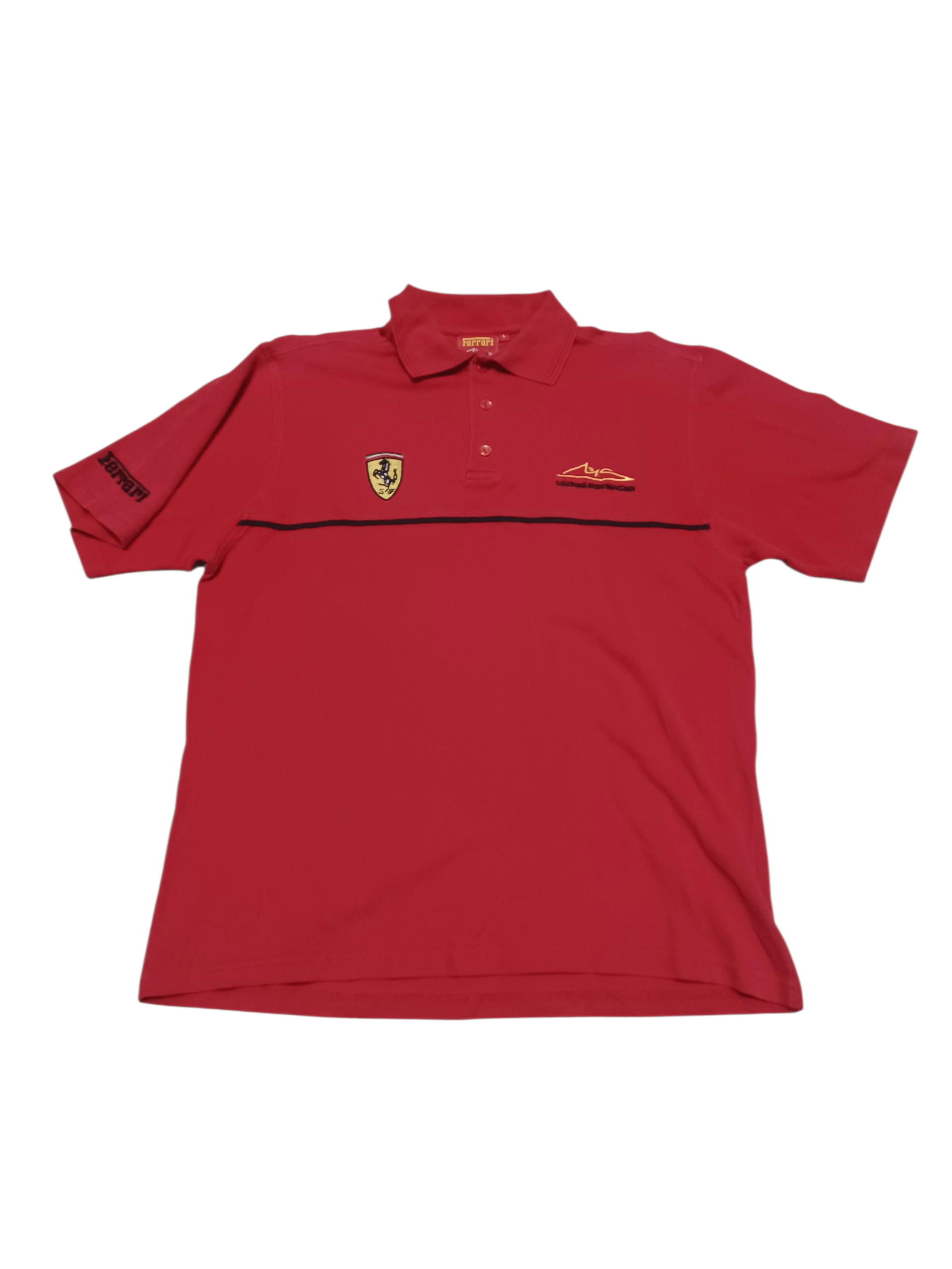 Ferrari SCHUMACHER FERRARI 1999 VINTAGE OFFICIAL MERCH RACING POLO Size US L / EU 52-54 / 3 - 1 Thumbnail