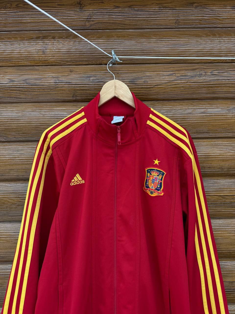 Adidas SPAIN 2011 FOOTBALL SOCCER TRACK TOP ZIP JACKET ADIDAS Size US XL / EU 56 / 4 - 2 Thumbnail