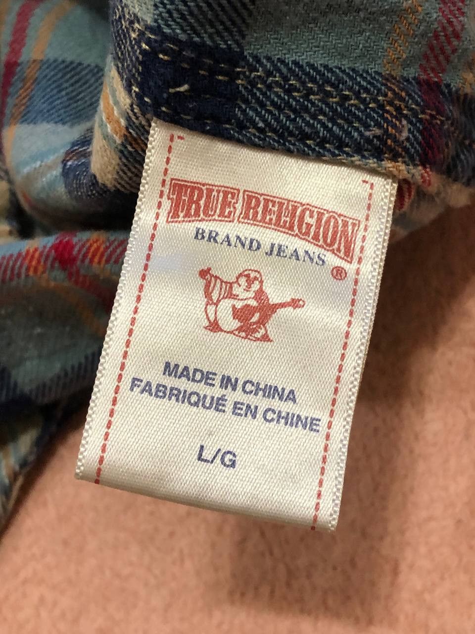 True Religion Y2K print shirt True Religion luxury Vintage streetwear Size US L / EU 52-54 / 3 - 3 Thumbnail