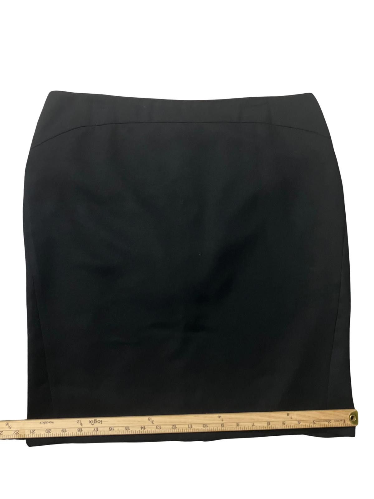 Ann Taylor Ann Taylor Black Pencil Skirt Size 16 Lined Classic Size 38" / US 16 / IT 52 - 8 Thumbnail