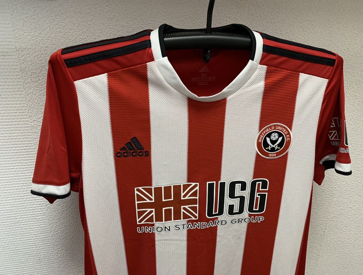 Adidas Sheffield United adidas soccer jersey M USC Union standart Size US M / EU 48-50 / 2 - 2 Thumbnail
