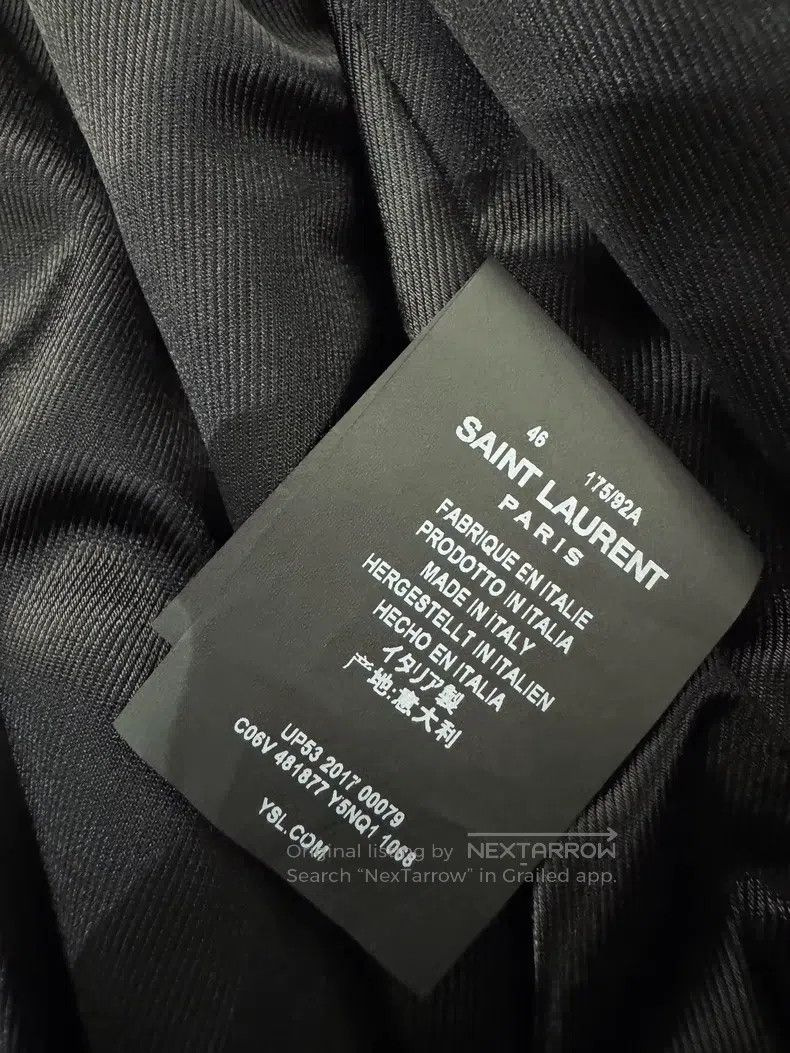 Saint Laurent Paris Saint Laurent Paris Flame Leather Jacket Size US S / EU 44-46 / 1 - 6 Thumbnail