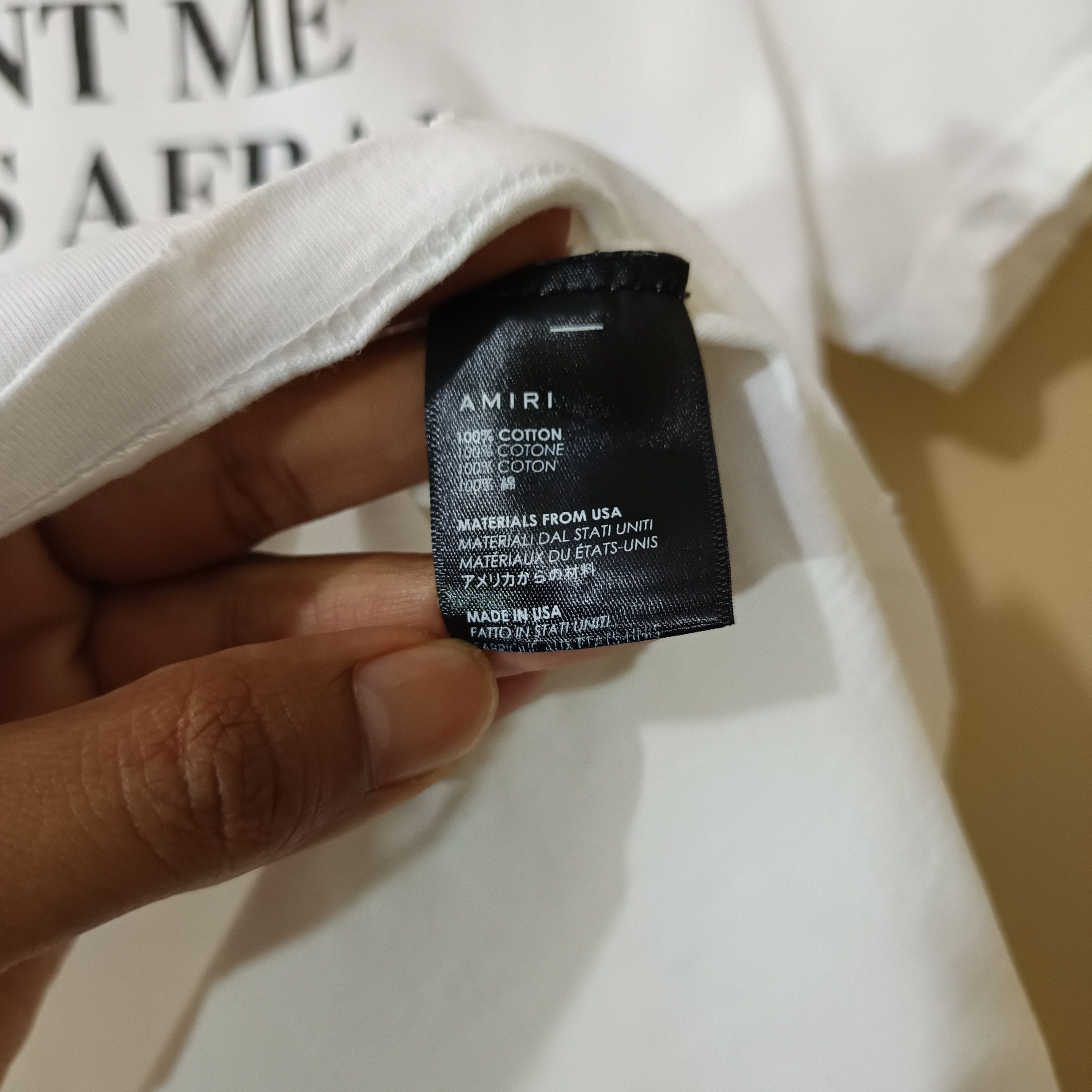 Amiri AMIRI HEAVEN DON'T WANT ME TEE Size US S / EU 44-46 / 1 - 4 Thumbnail