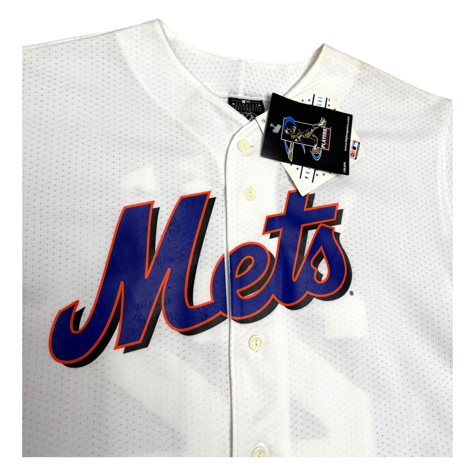 MLB NWT NEW YORK METS Leiter Deadstock Majestic Baseball Jersey Size US L / EU 52-54 / 3 - 6 Thumbnail