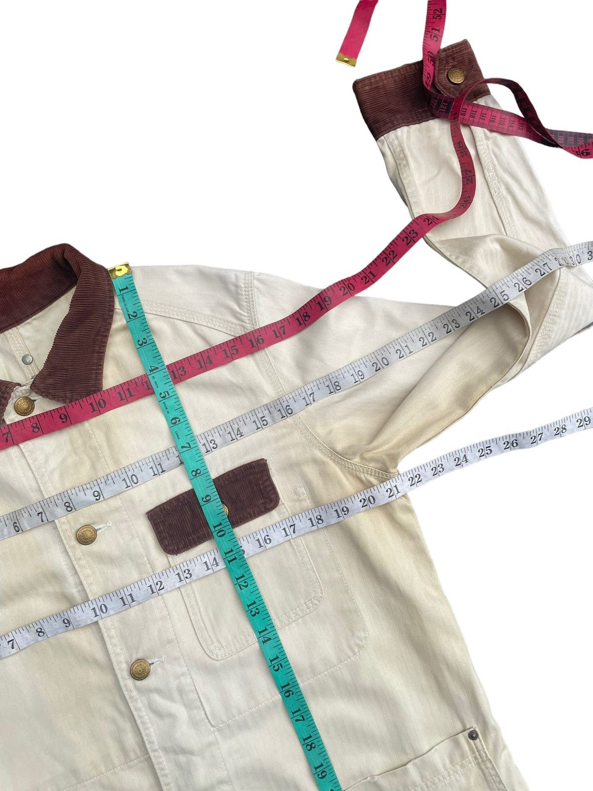 Japanese Brand Takeo Kikuchi Herringbone Twill Chore Jacket Size US M / EU 48-50 / 2 - 18 Thumbnail