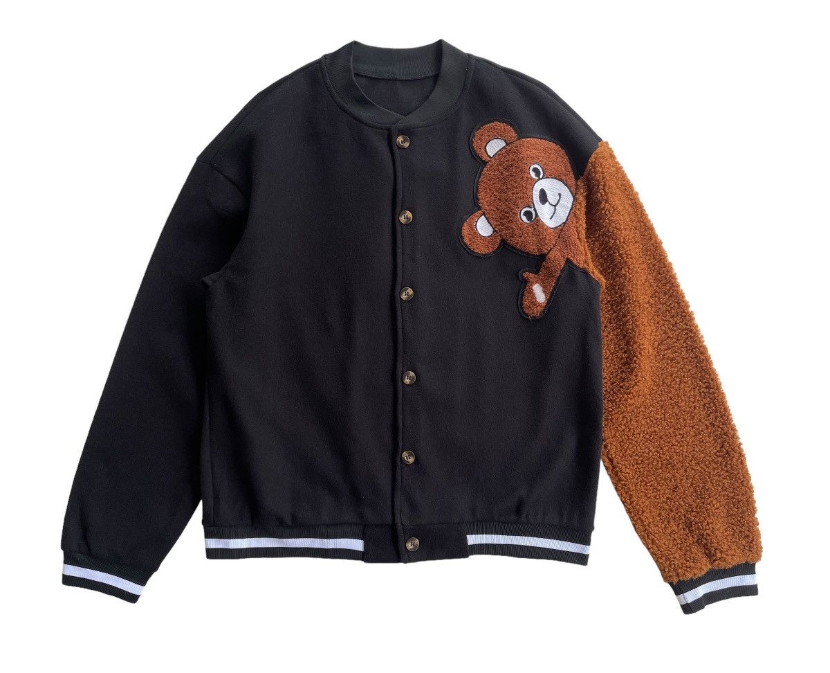Shein Shein Men Flocking Bear Varsity Jacket Size US L / EU 52-54 / 3 - 3 Thumbnail