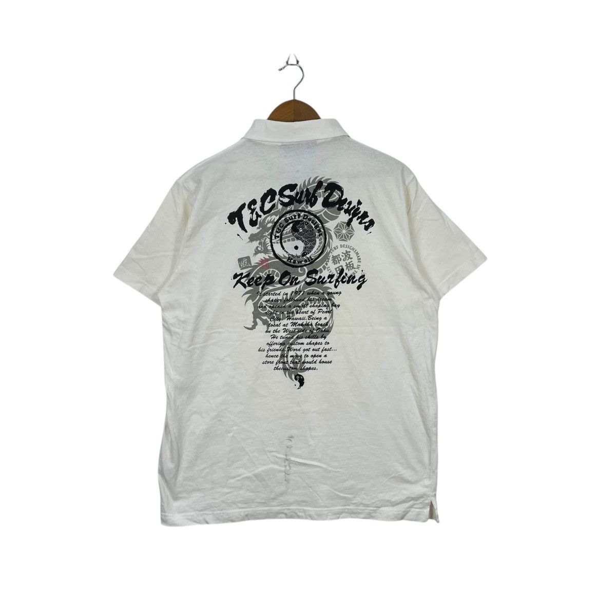 Vintage Vintage Town & Country Surf Design Polo Tee Shirt Size US XL / EU 56 / 4 - 1 Thumbnail