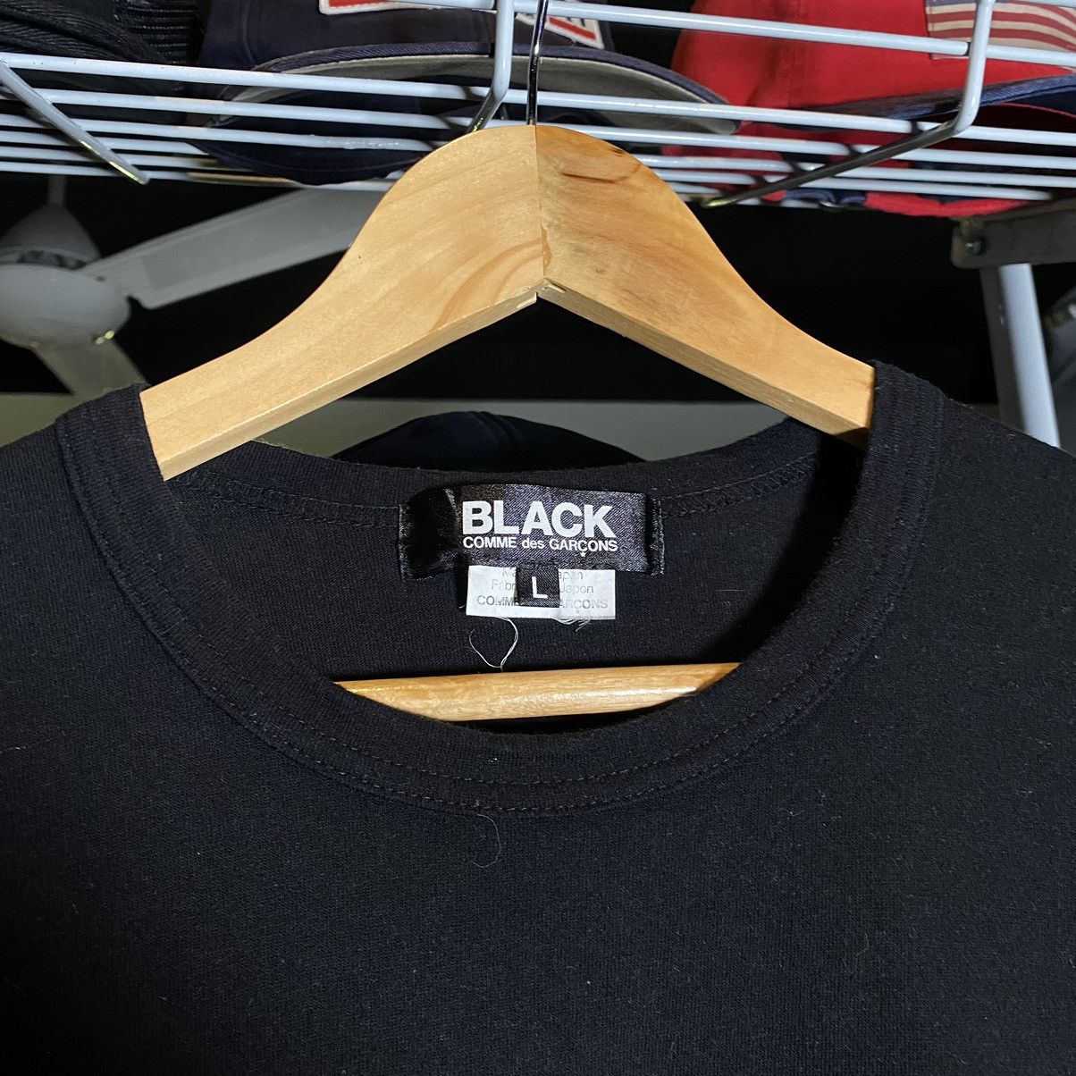 Comme des Garcons Black AD2011 Black Comme des Garcons tee Size US M / EU 48-50 / 2 - 7 Thumbnail