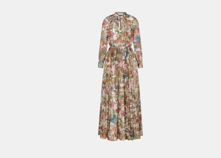 knee length dresses for ladies Christian Dior 1980s Lamé Liquid Gold Long Sleeve Dress with front slit main image 0