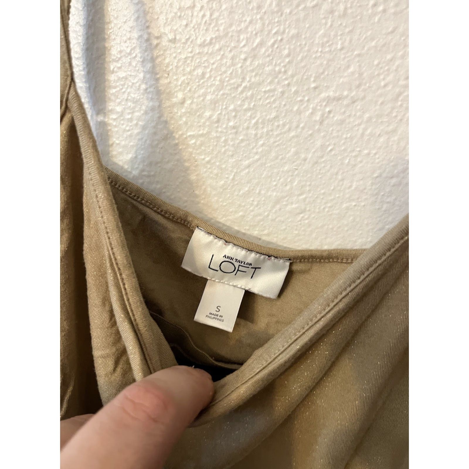 Vintage VINTAGE Loft Beige Tank Top Women's Size S Cotton GUC Size S / US 4 / IT 40 - 3 Thumbnail