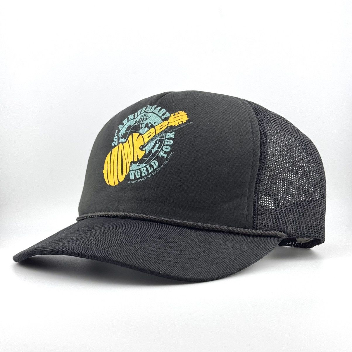 Vintage Vtg 1986 The Monkees 20th Anniv Tour Snapback Trucker Hat Size ONE SIZE - 3 Thumbnail