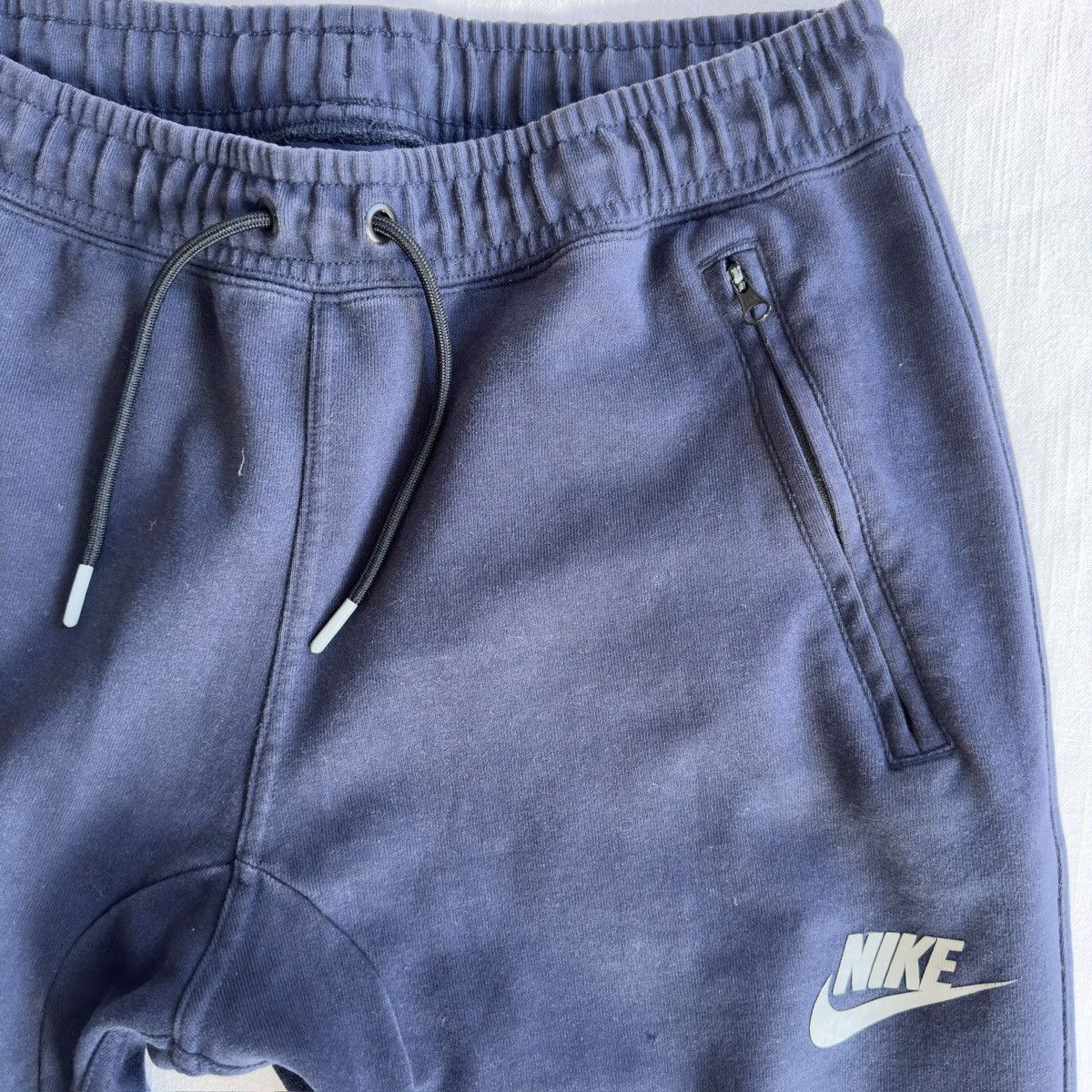 Nike × Vintage VINTAGE 90s Nike Sportswear Joggers - Navy Size US 32 / EU 48 - 2 Thumbnail