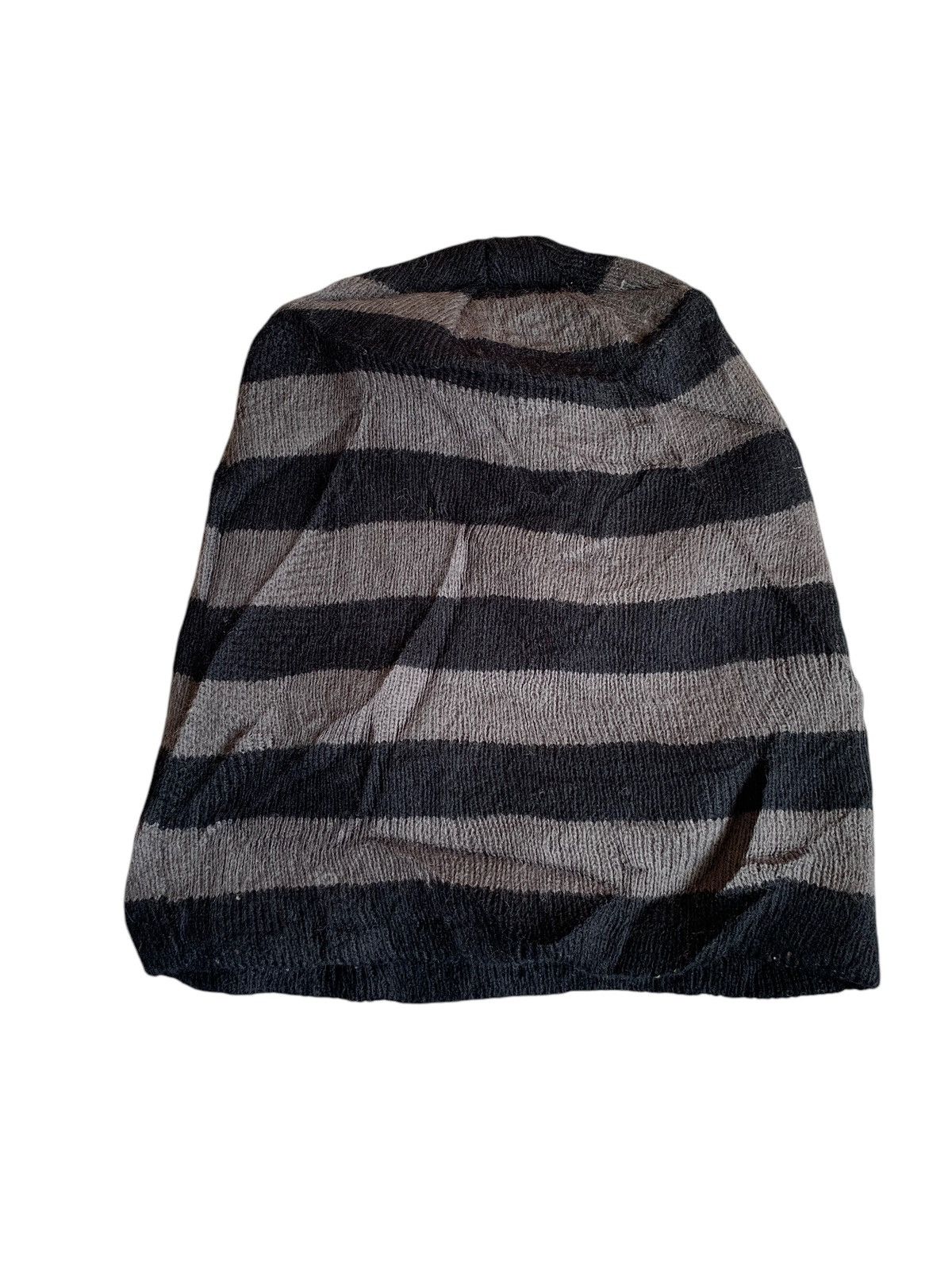 Japanese Brand × Kapital × Vintage Knitted Stripe Streetwear Style Winter sessions Beanie Hats Size ONE SIZE - 7 Thumbnail