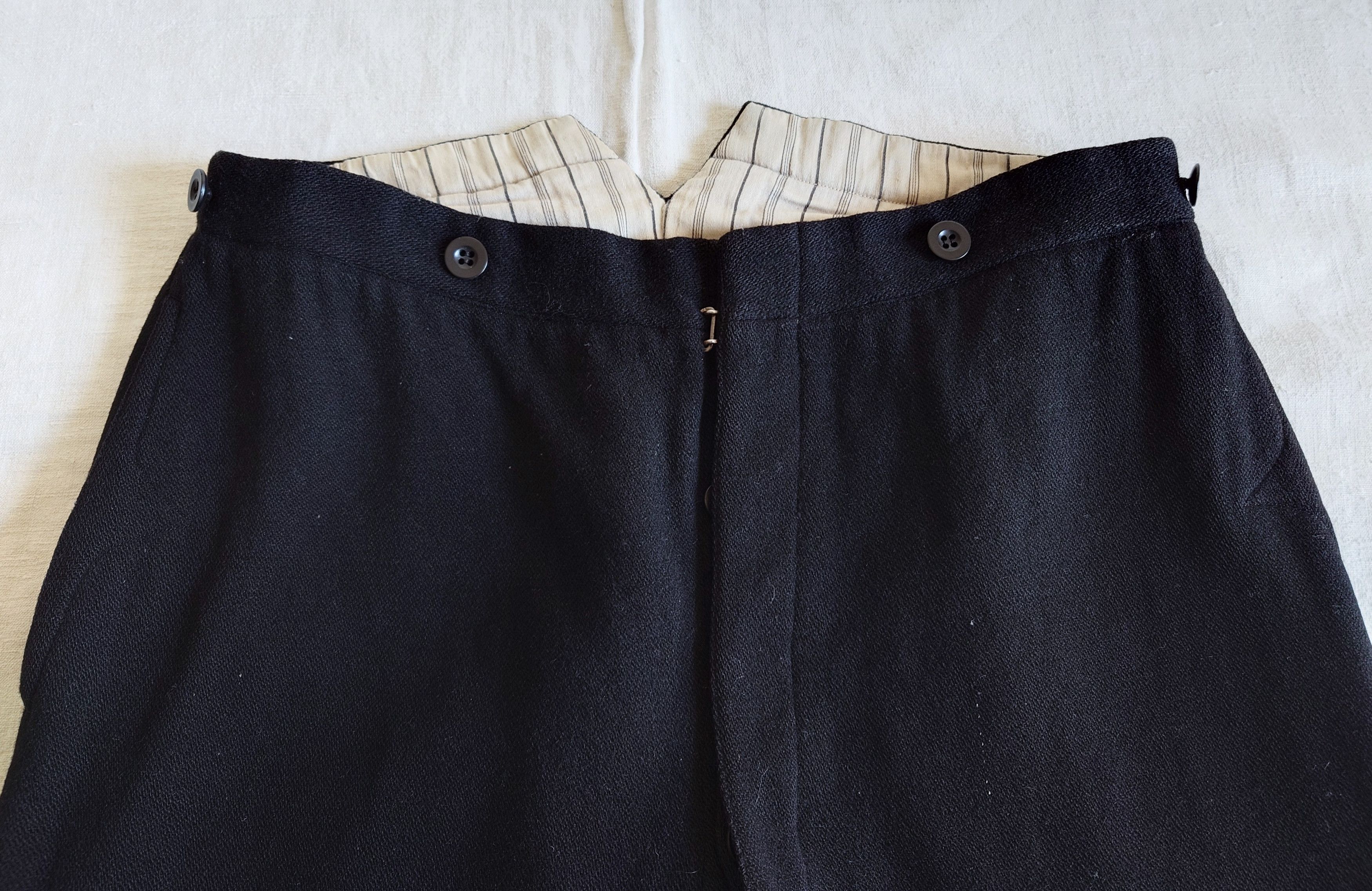 Paul Harnden Shoemakers Special Antique 1920s French Wool Trousers Size US 30 / EU 46 - 3 Thumbnail