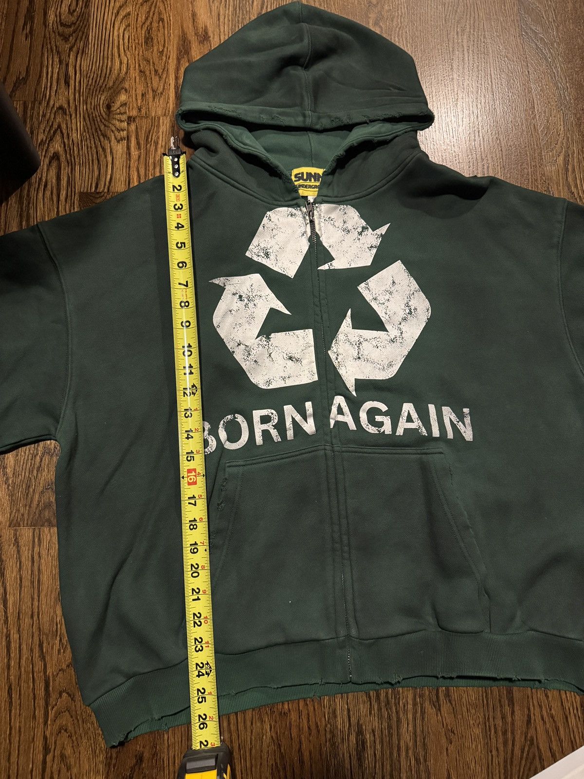 Other Born Again Green Zip Up Size US S / EU 44-46 / 1 - 6 Thumbnail