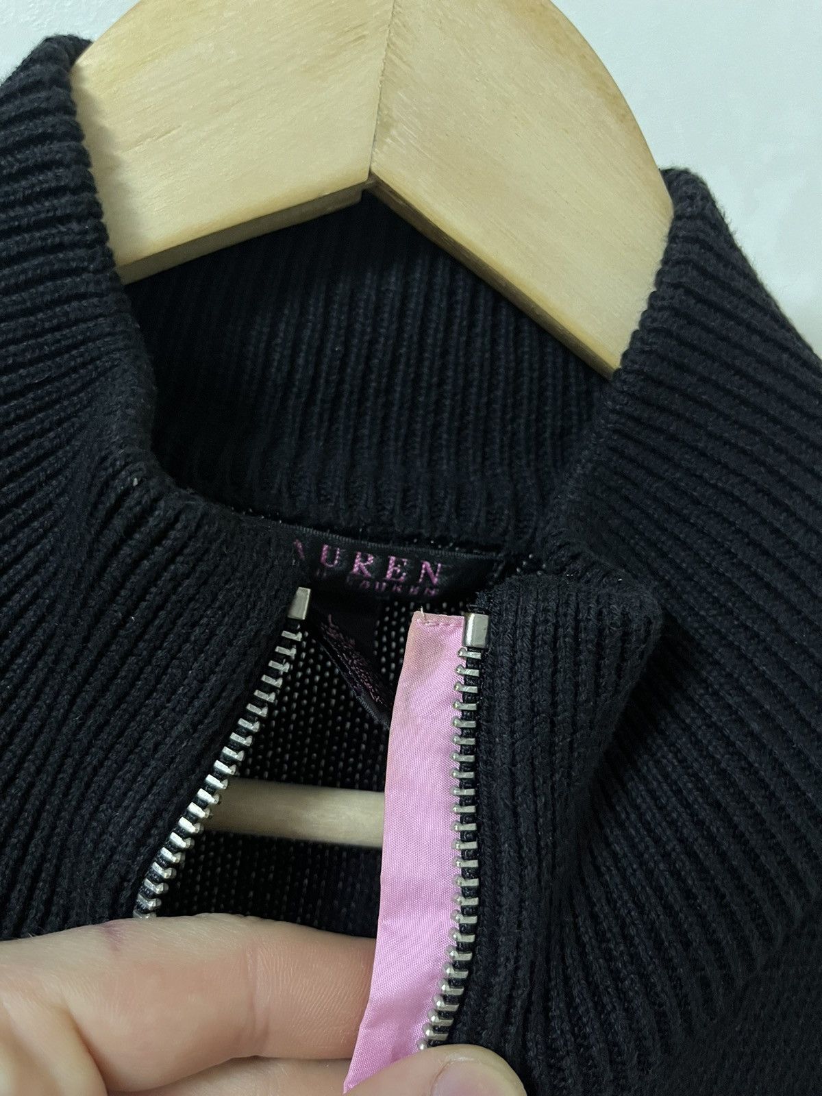 Lauren Ralph Lauren × Polo Ralph Lauren Ralph Lauren Vintage Chief Keef Zip Up Sweater Size US L / EU 52-54 / 3 - 9 Thumbnail