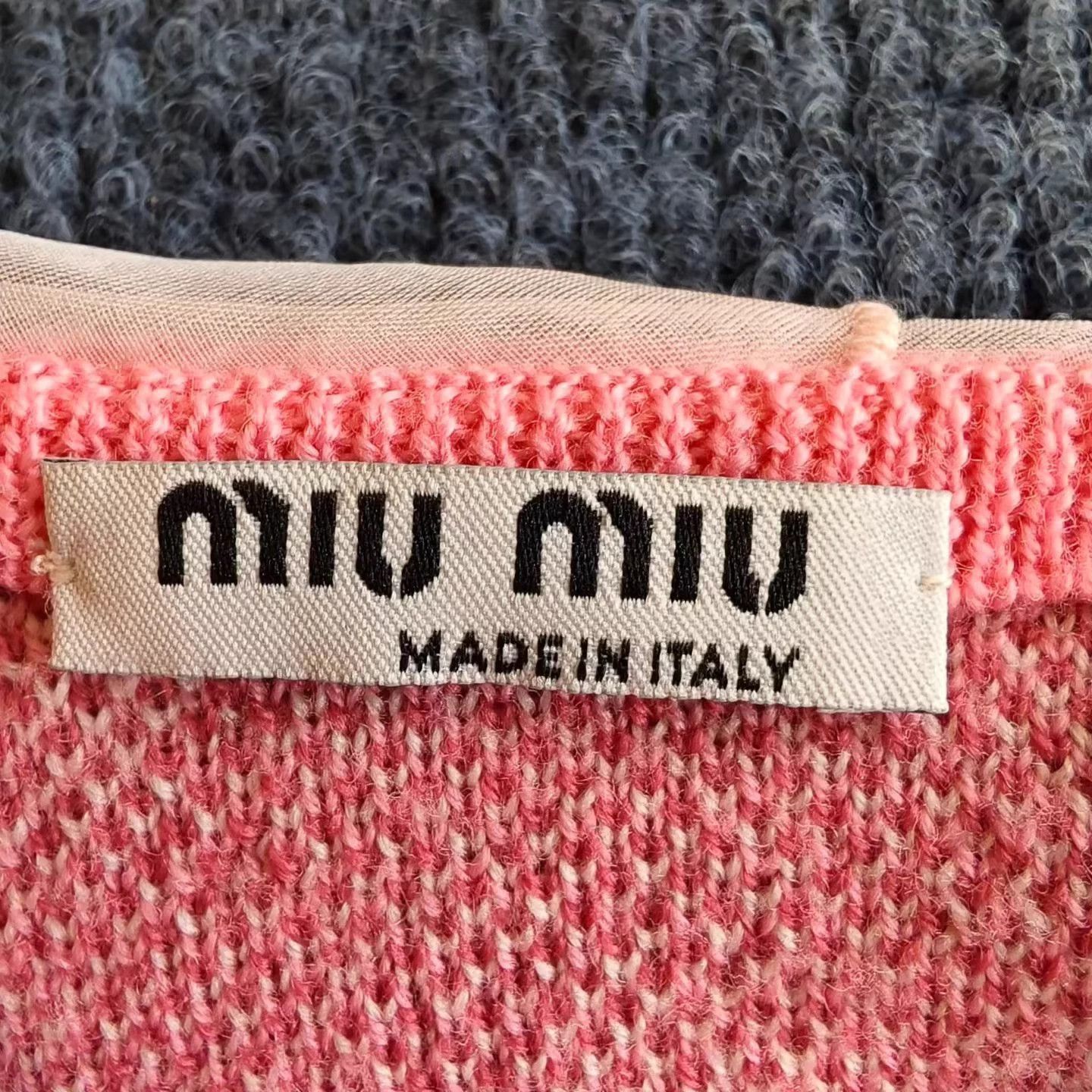 Miu Miu MIU MIU Wool Colorblock Bow Crew Longsleeve Sweater Size S / US 4 / IT 40 - 3 Thumbnail
