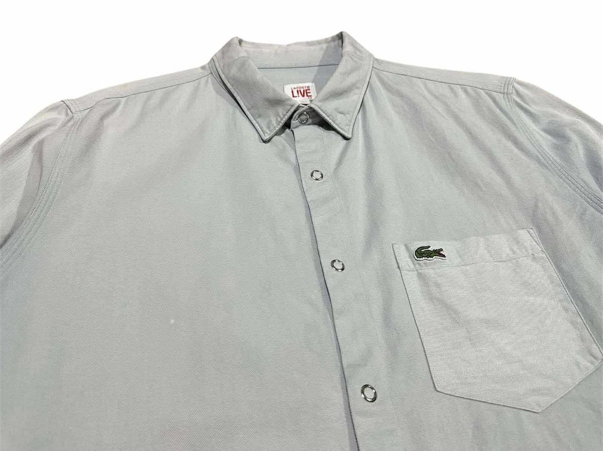 Lacoste 🔥Lacoste Snap Button Shirt Long Sleeve Size US XL / EU 56 / 4 - 4 Thumbnail