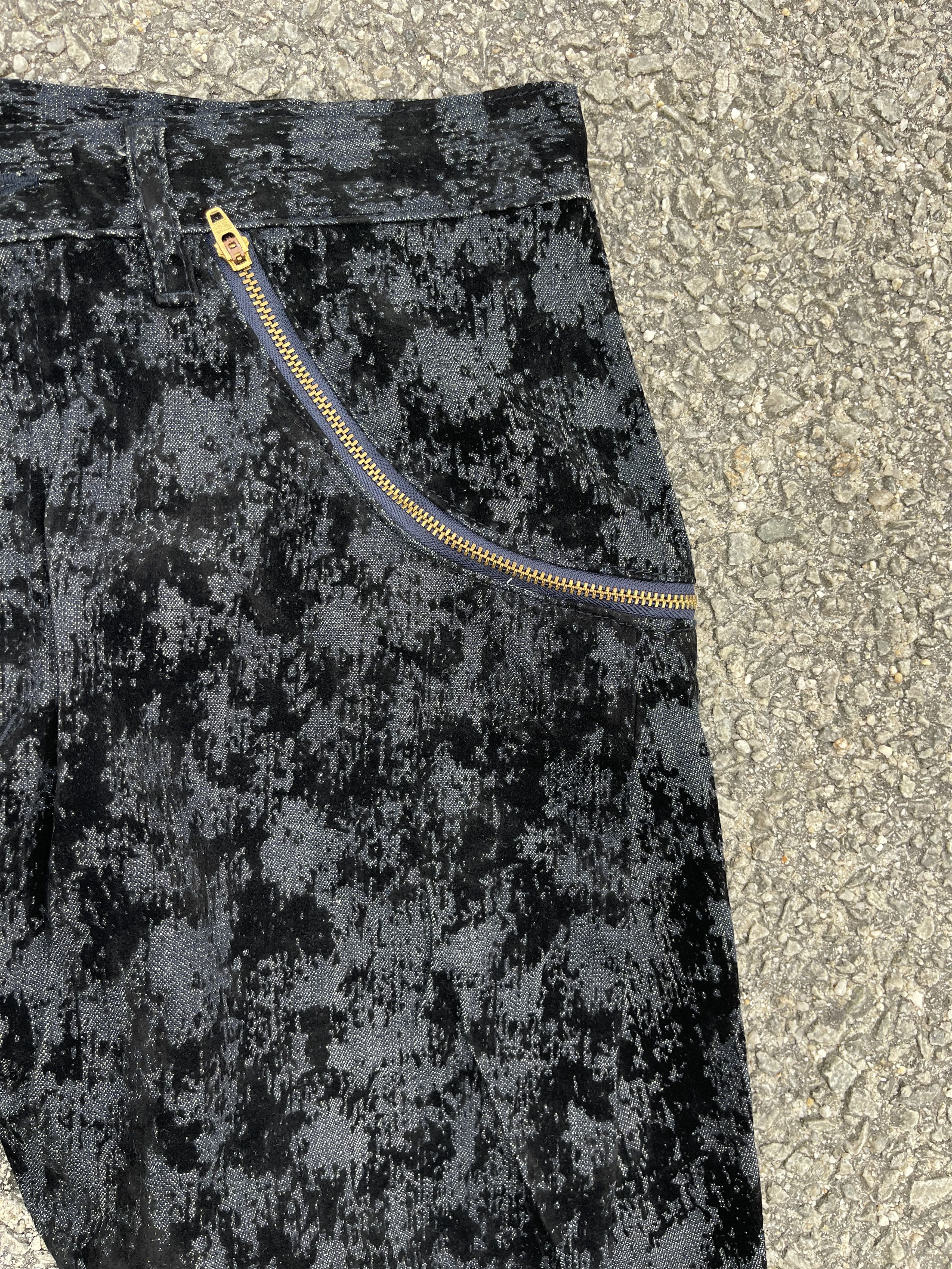 If Six Was Nine × Le Grande Bleu (L.G.B.) stof japanese brand long zipper Satin Project Rare Size US 32 / EU 48 - 5 Thumbnail