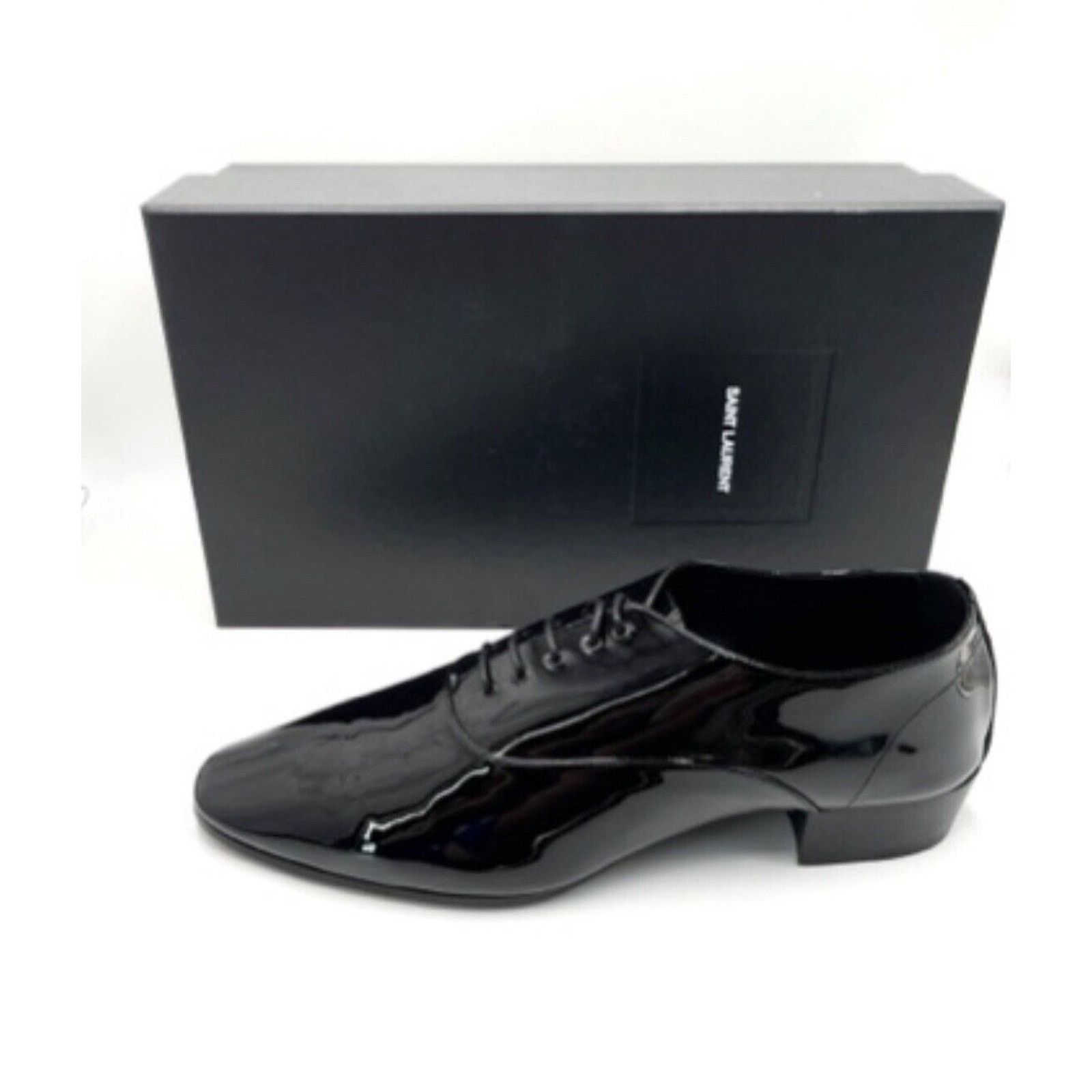 Saint Laurent Paris Tuxedo Marius 25 lace-up shoes In Black Size 7/ EU 40 Size US 7 / EU 40 - 2 Thumbnail