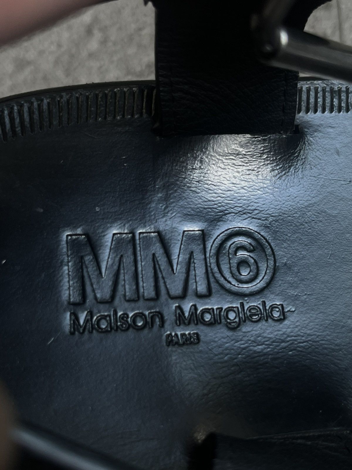 Maison Margiela MM6 Maison Margiela Clear PVC Sandals Black Leather Strap Size US 8 / IT 38 - 10 Thumbnail