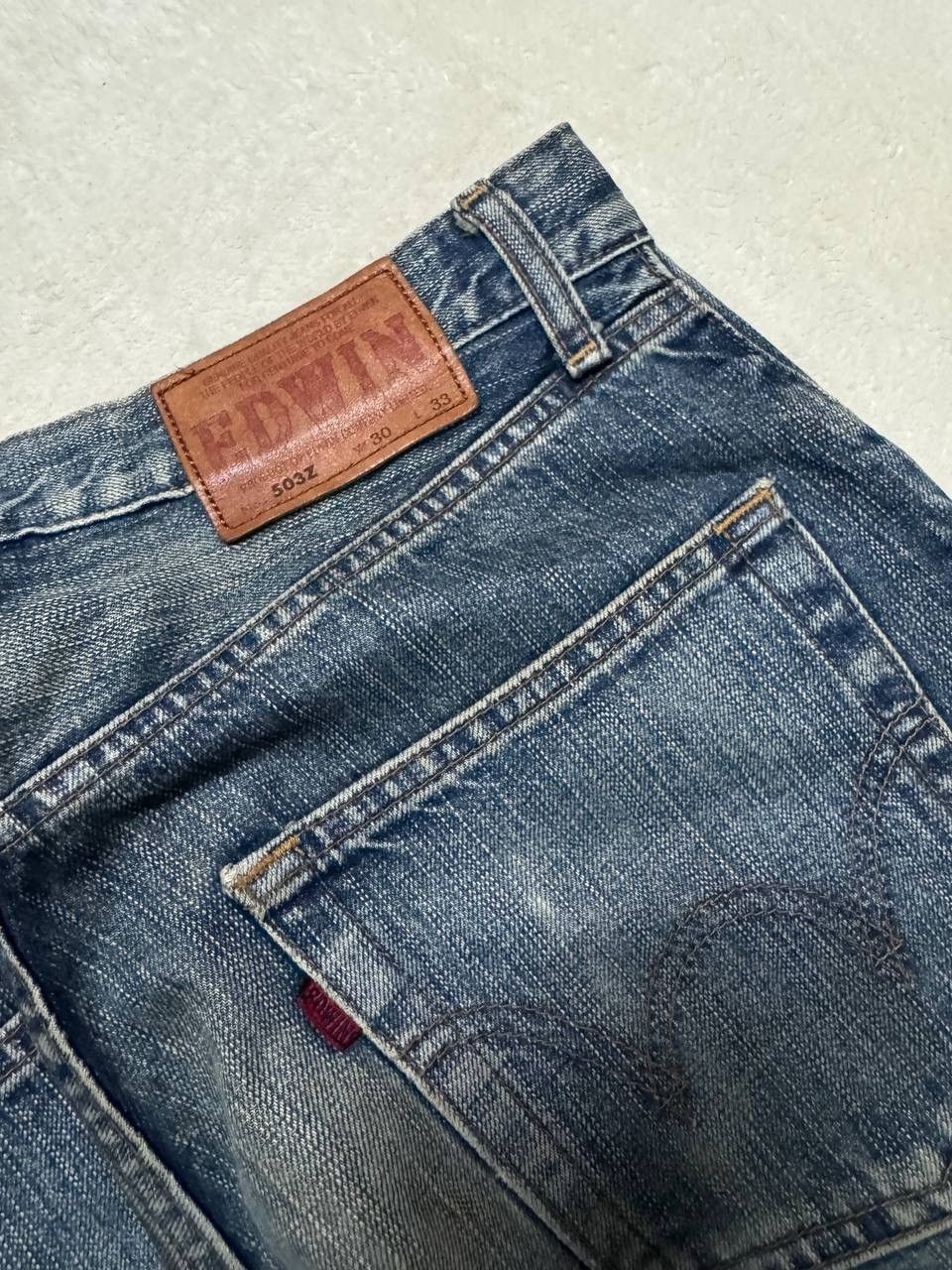 Edwin LOOSE Edwin 503 Rebel Insane Rusty Mudwash Distressed Jeans Size US 29 - 18 Thumbnail