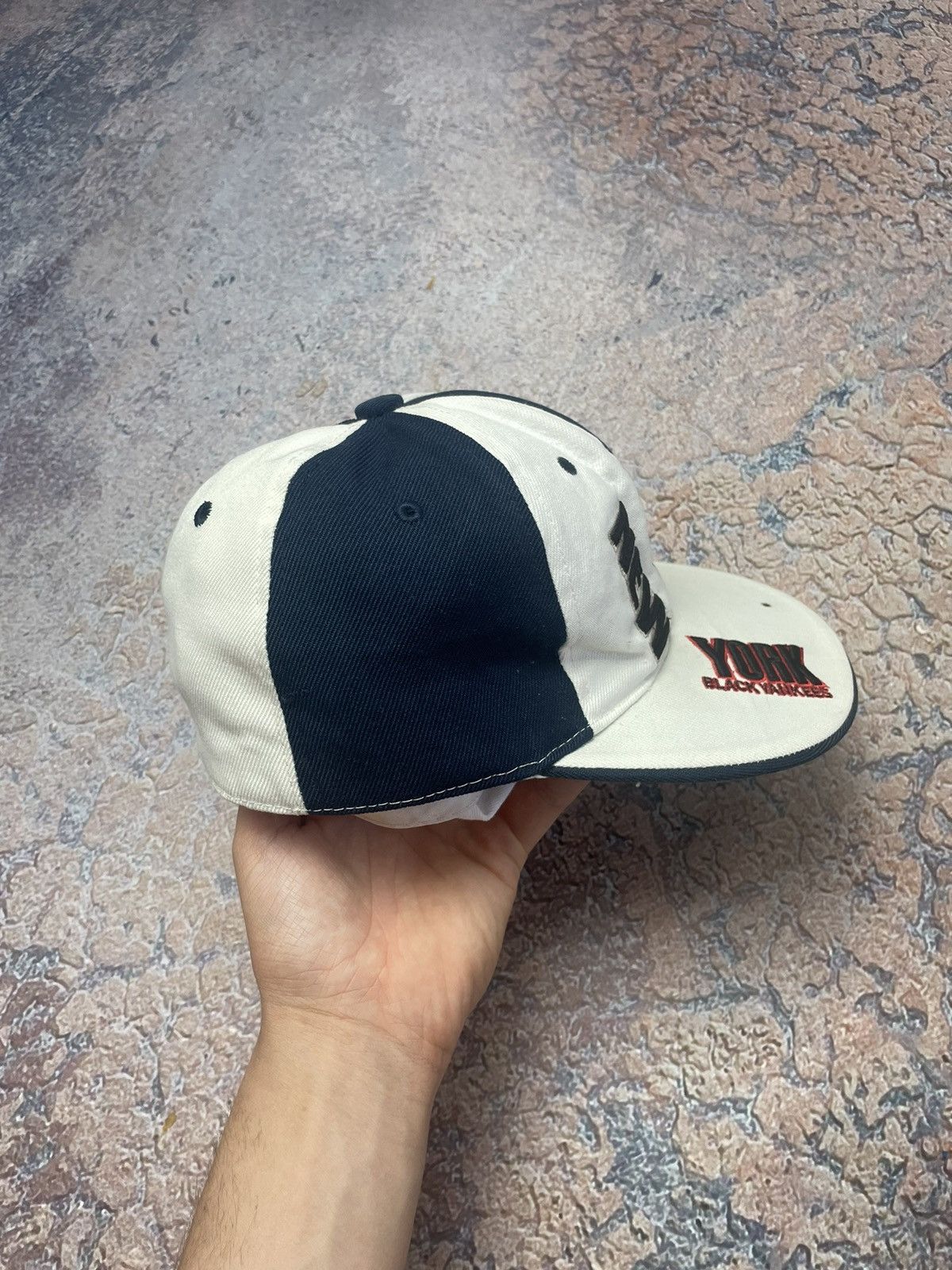 New York Yankees × Vintage Rare New York Yankees Big Logo Y2K Cap Size ONE SIZE - 3 Thumbnail