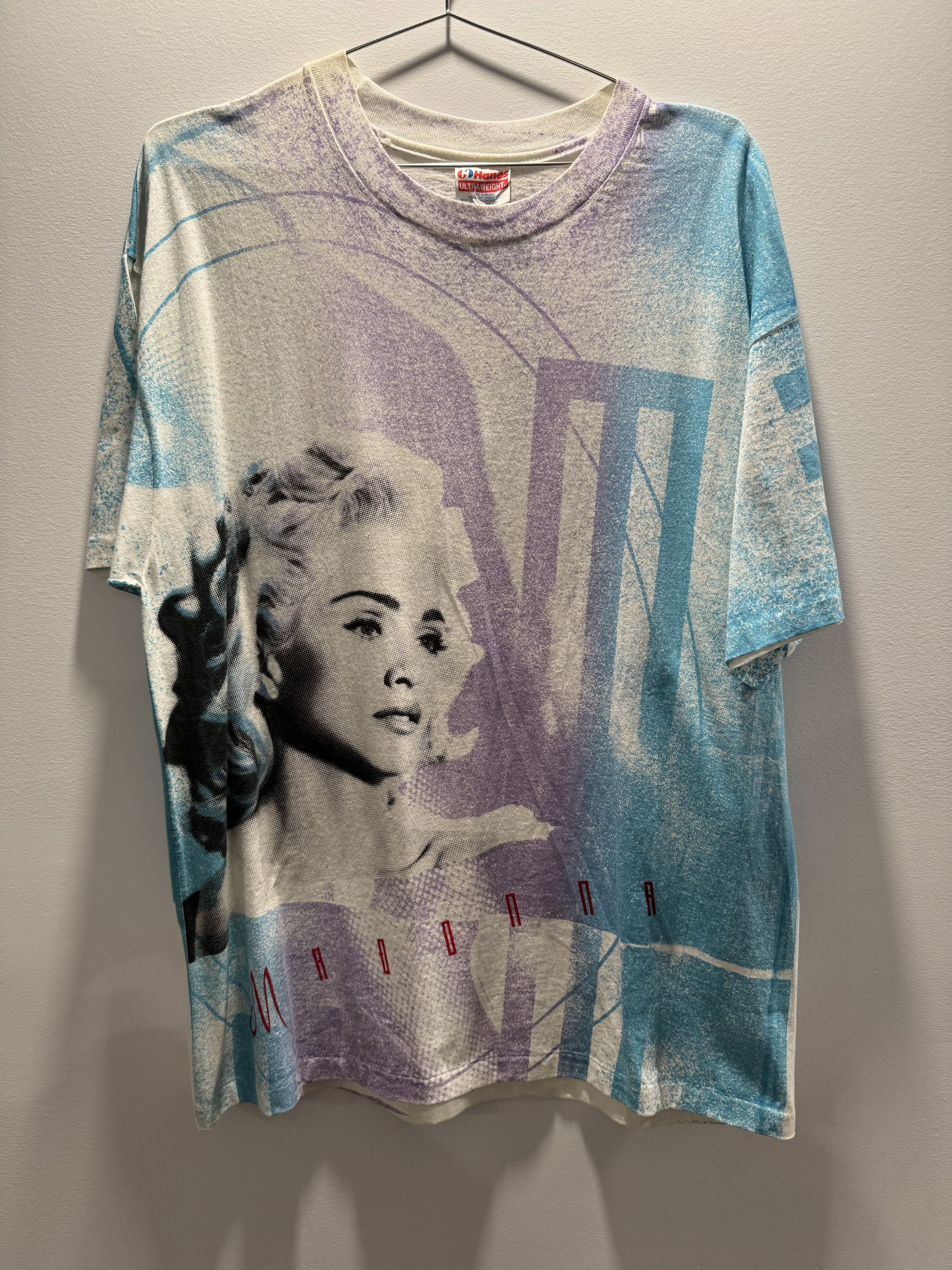 Vintage DS Madonna AOP 1991 Boy Toy Tshirt Size US XL / EU 56 / 4 - 1 Thumbnail